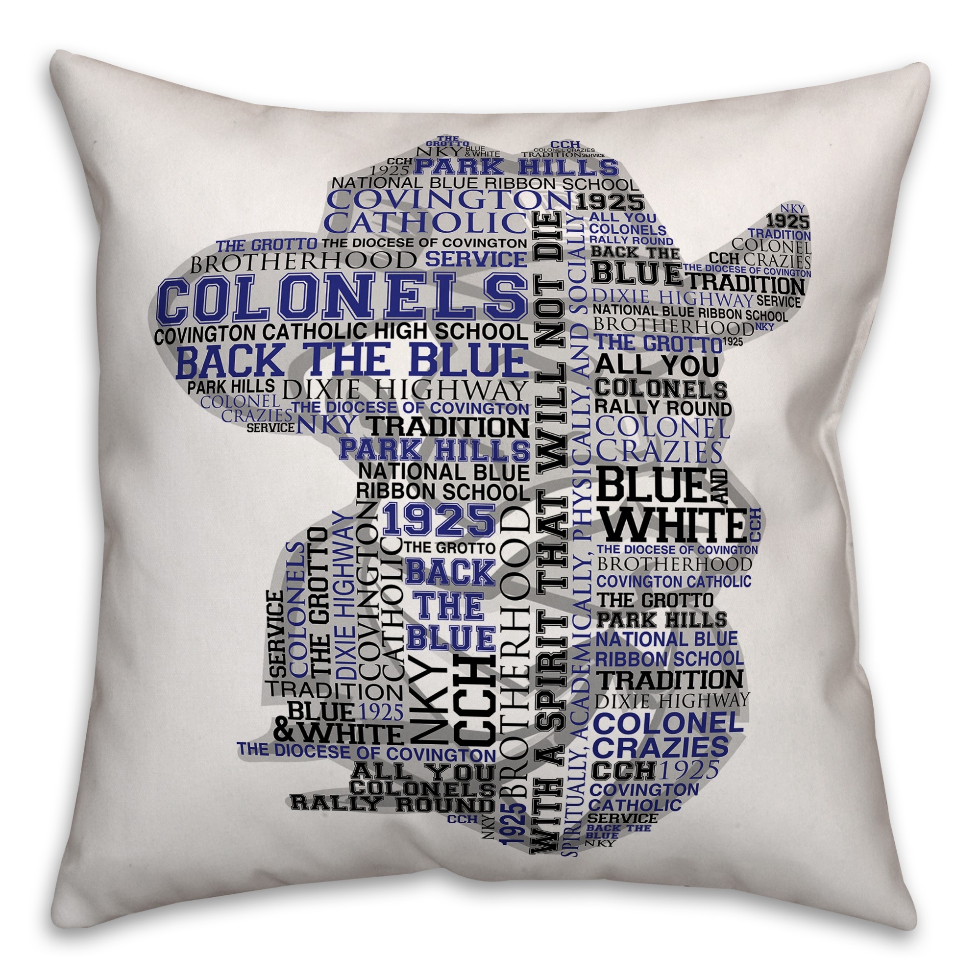 Mr. Colonel 18x18 Throw Pillow