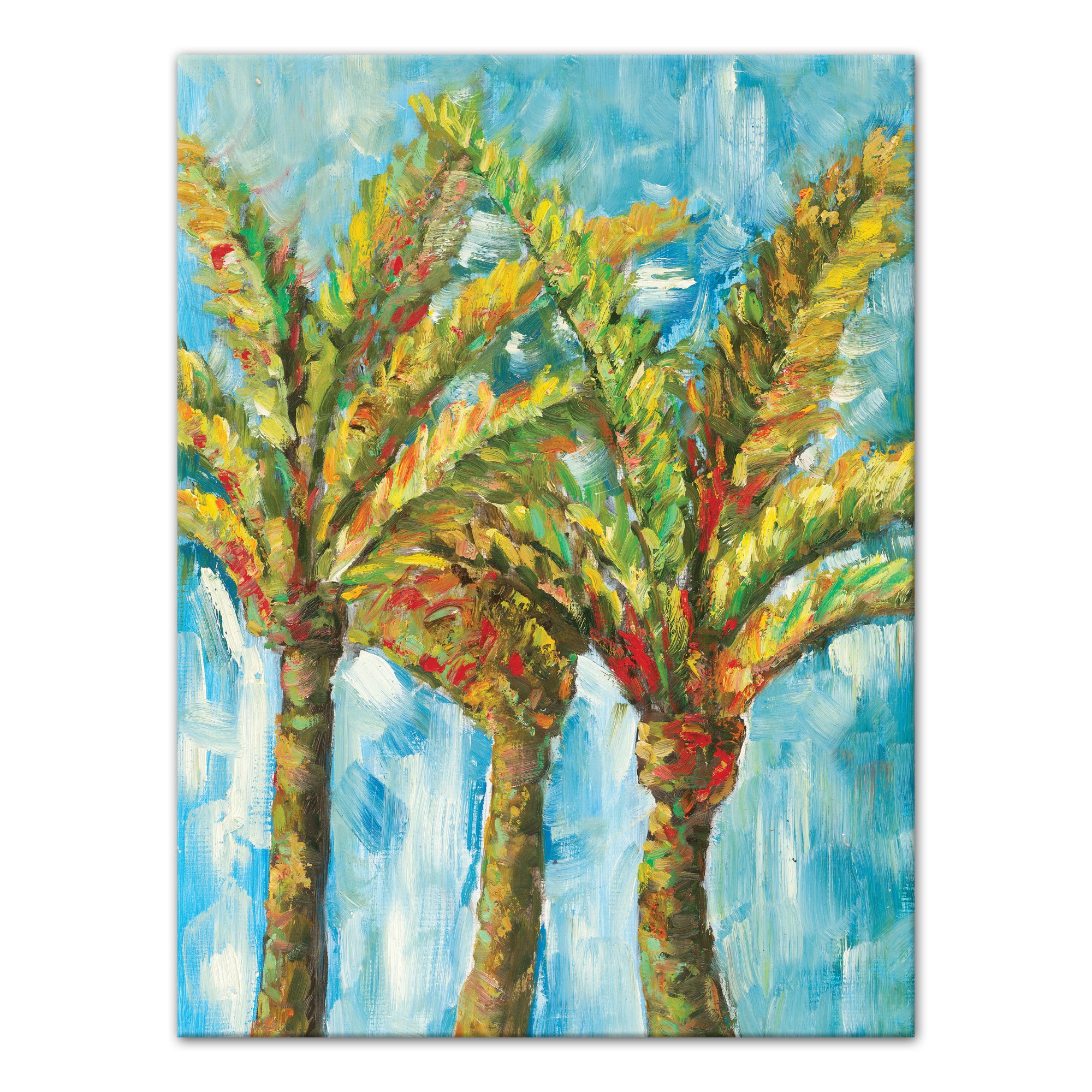 Painted Palm Trees 30x40 Canvas