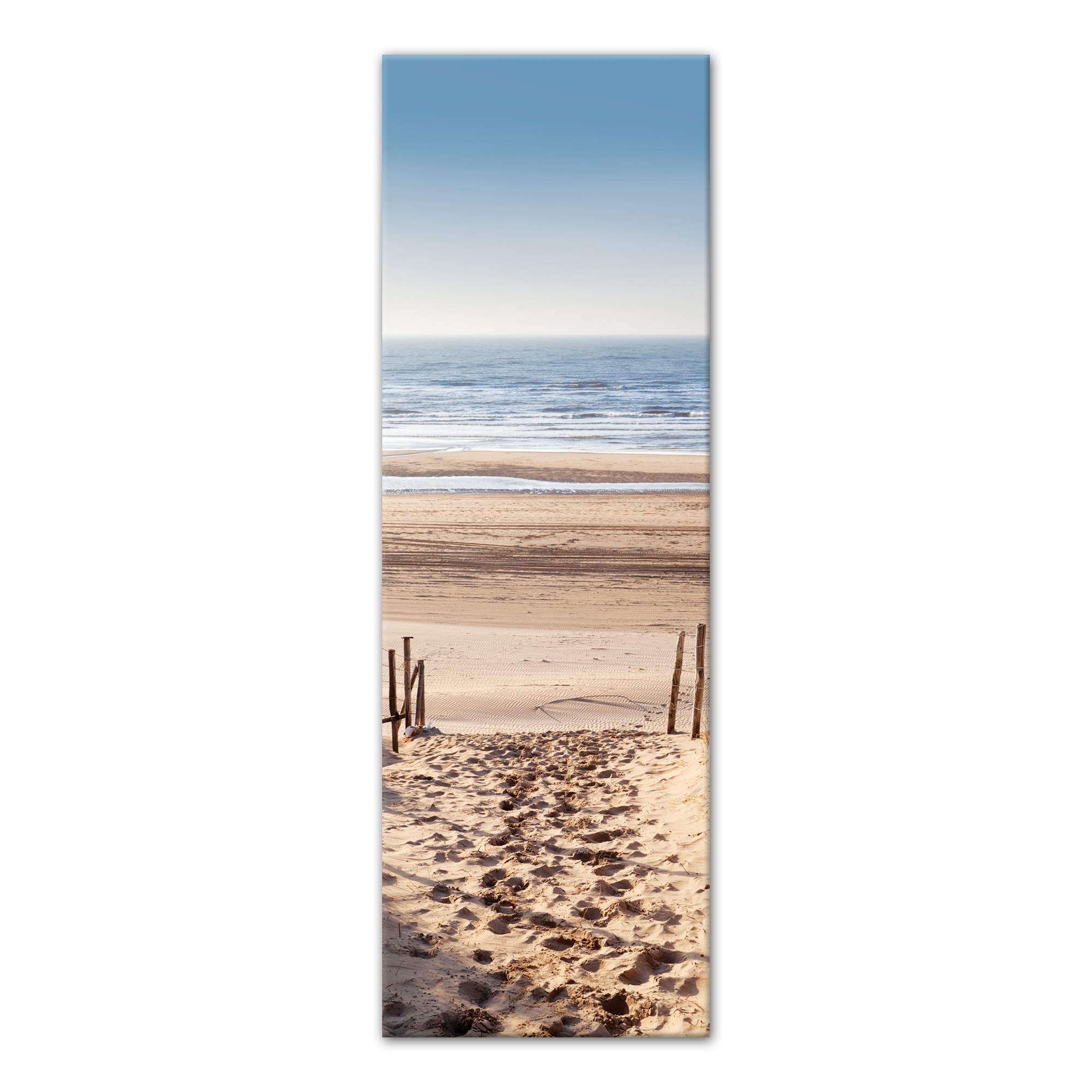 Beach Footprints 20x60 Canvas
