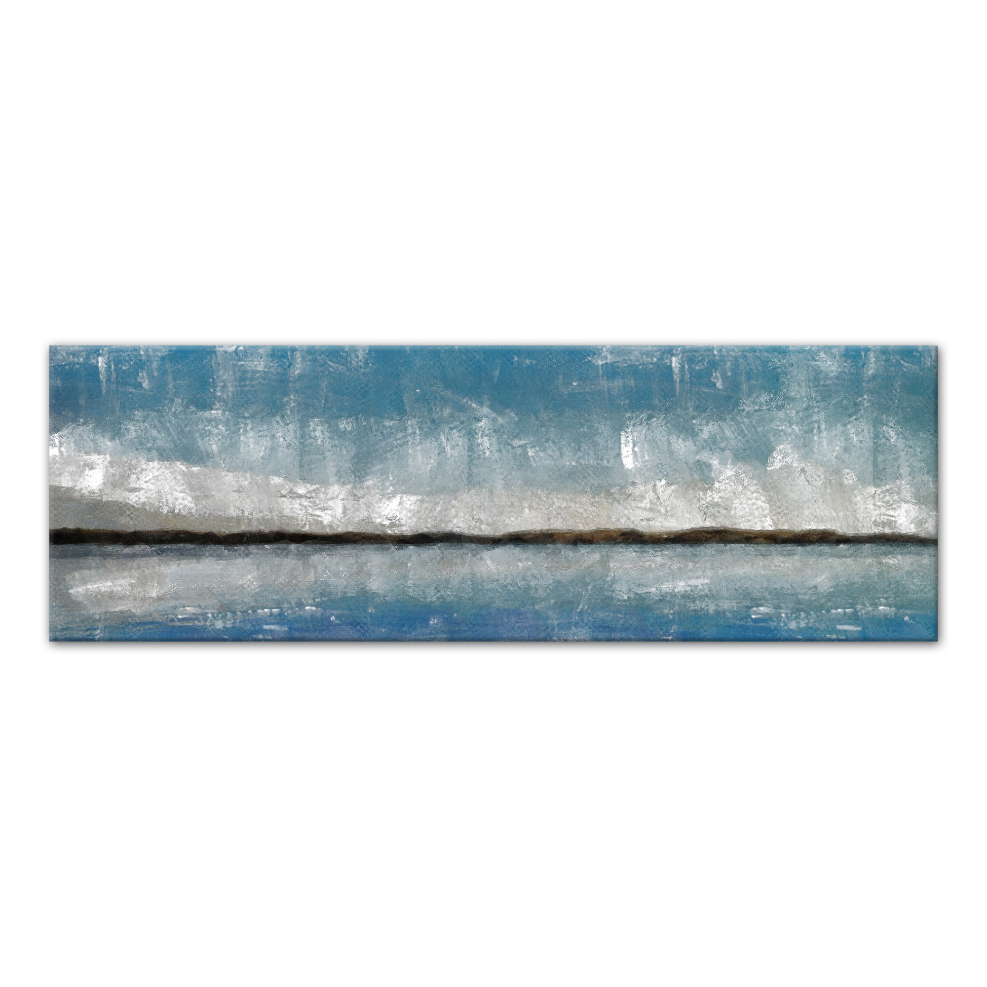 Abstract Bluescape 60x20 Canvas
