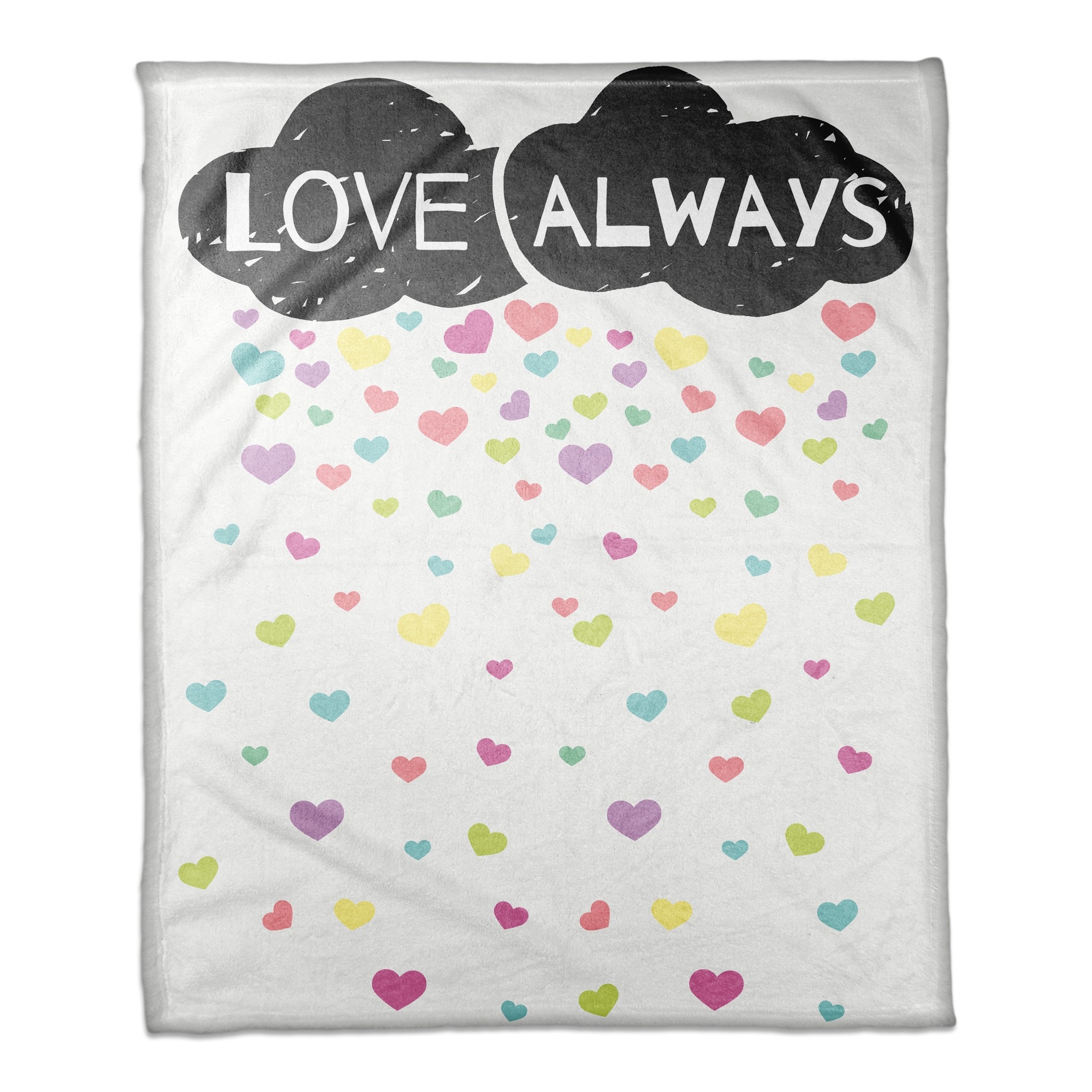 Love Always Clouds 50x60 Throw Blanket