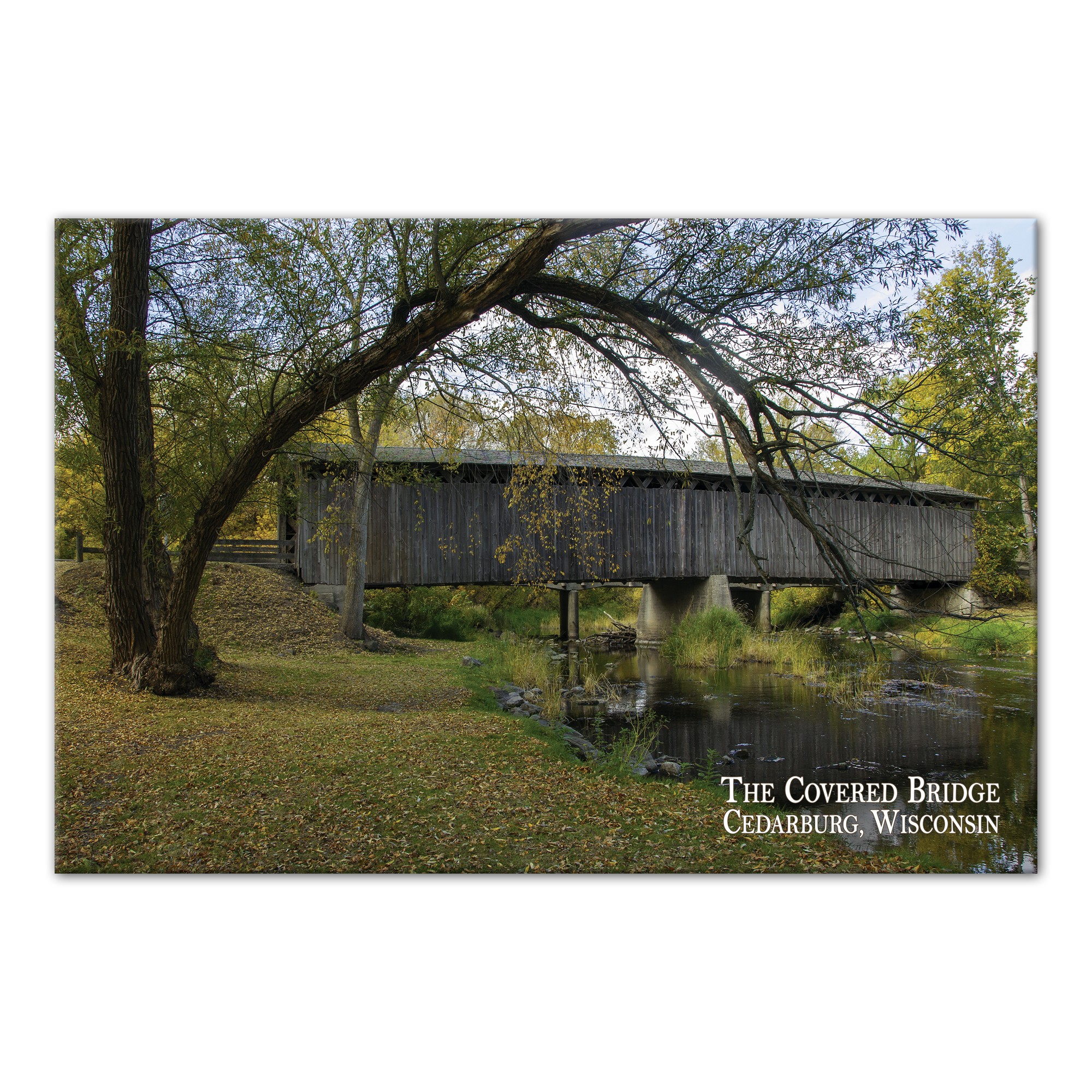 Cedarburg Covered Bridge 30x20 Canvas