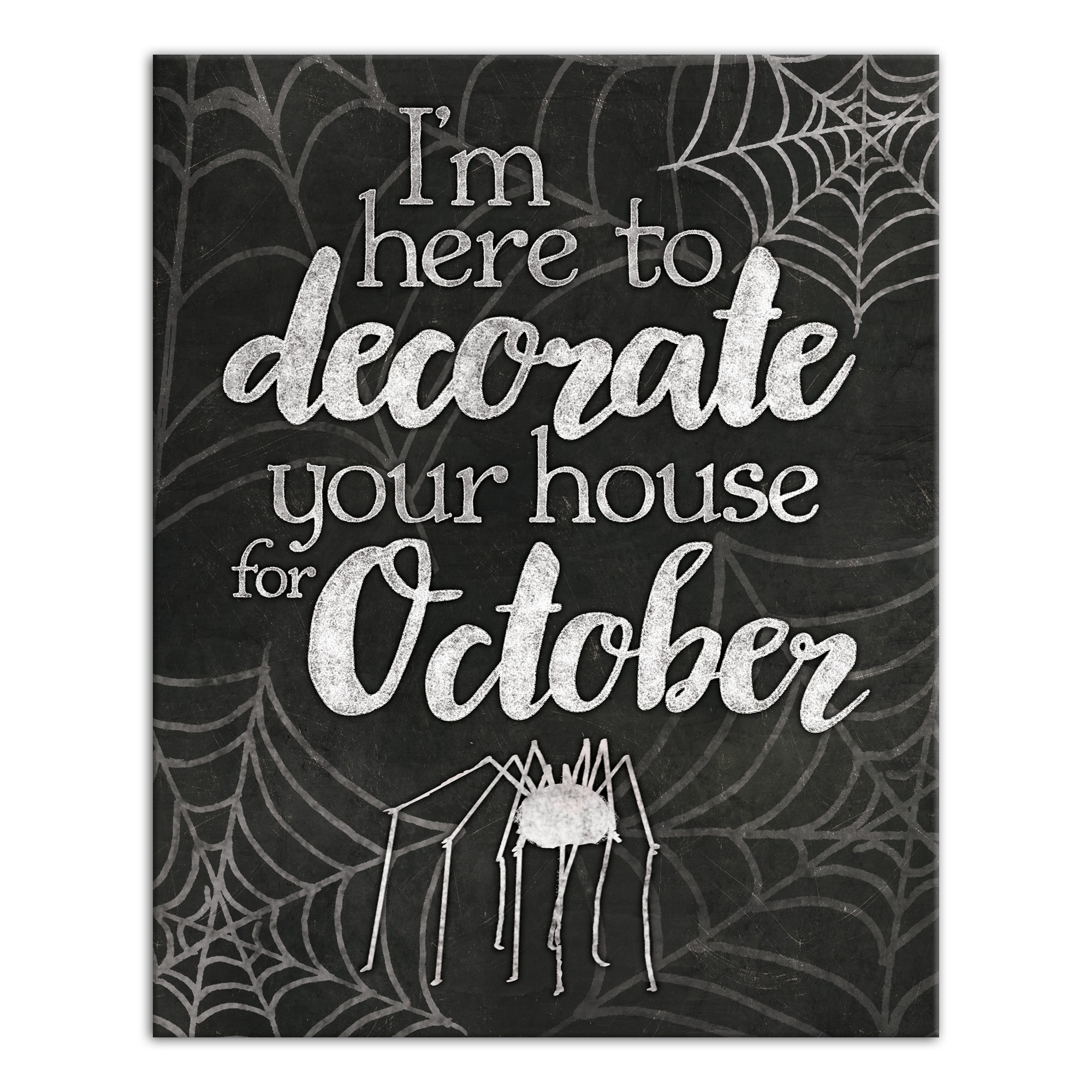 Spider Interior Designer 16x20 Canvas Wall Art