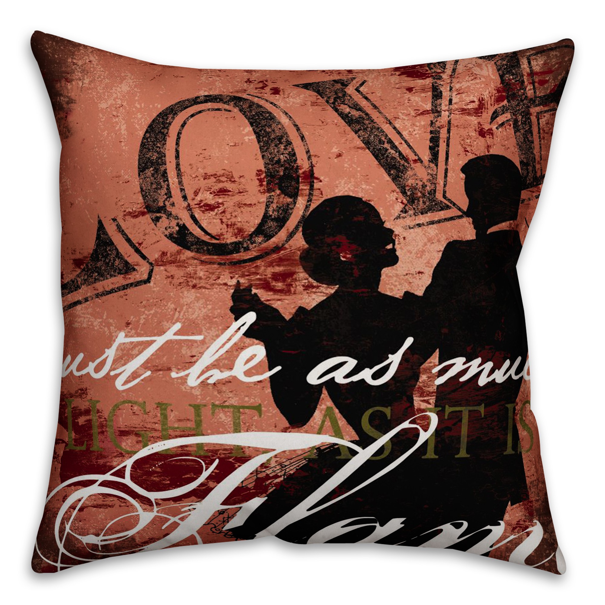 Love Valentine Dancer Throw Pillow