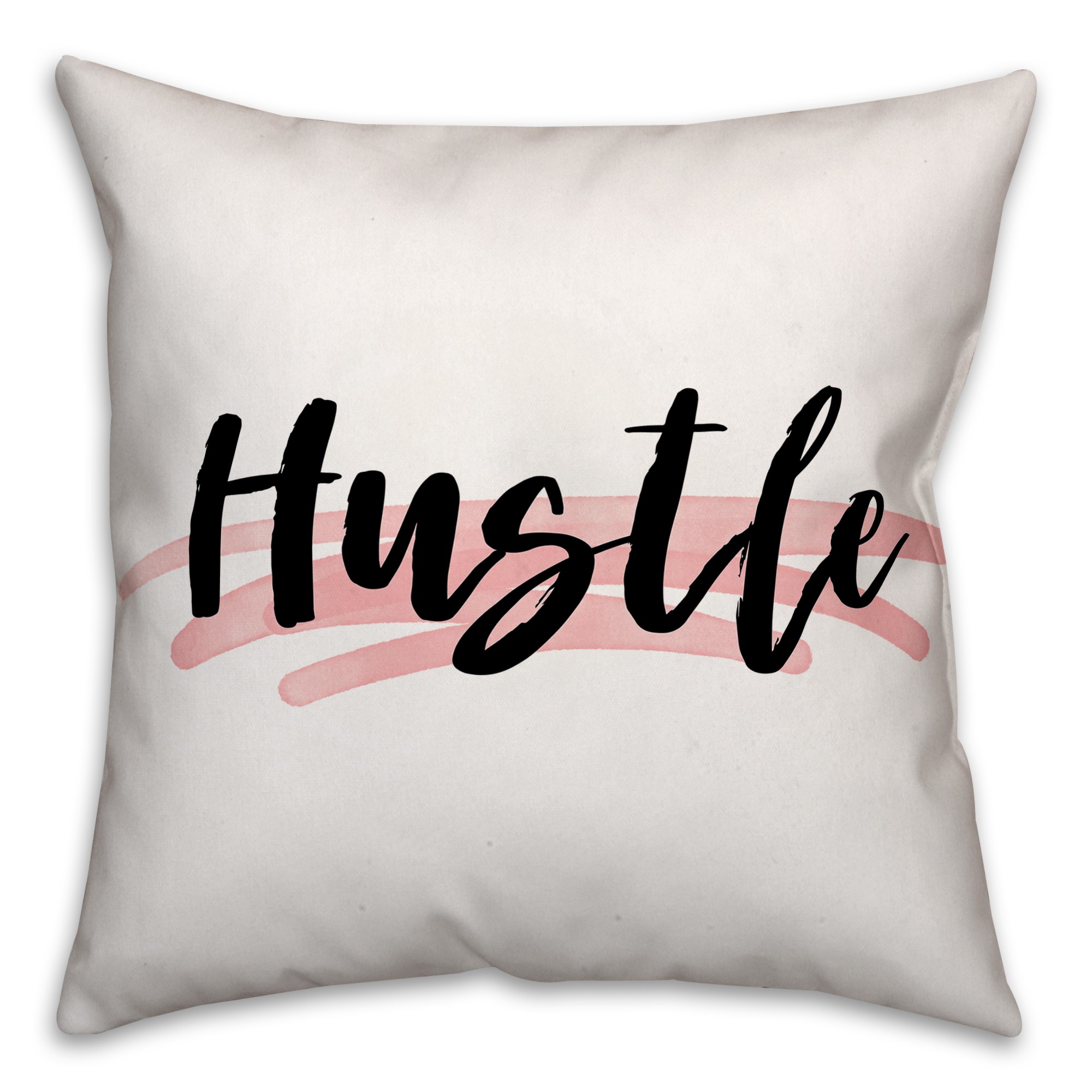Hustle 18x18 Throw Pillow