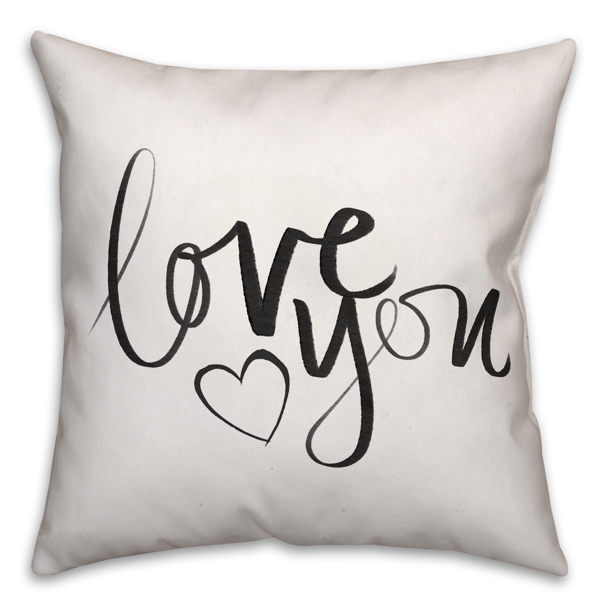 Love You 18x18 Throw Pillow