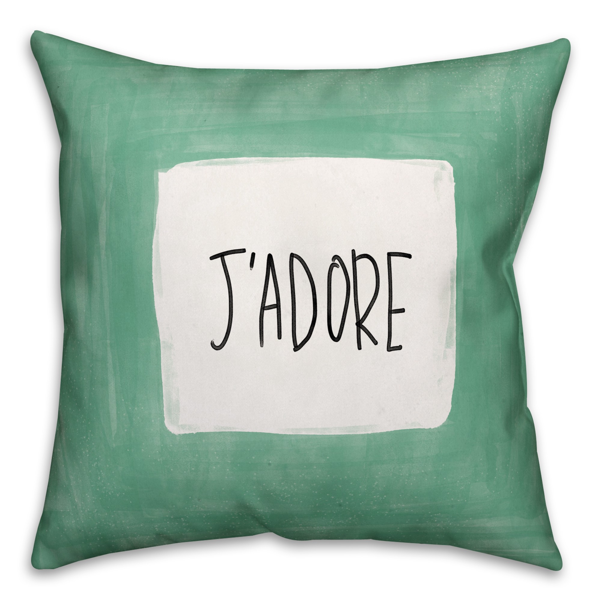 J'adore 18x18 Throw Pillow