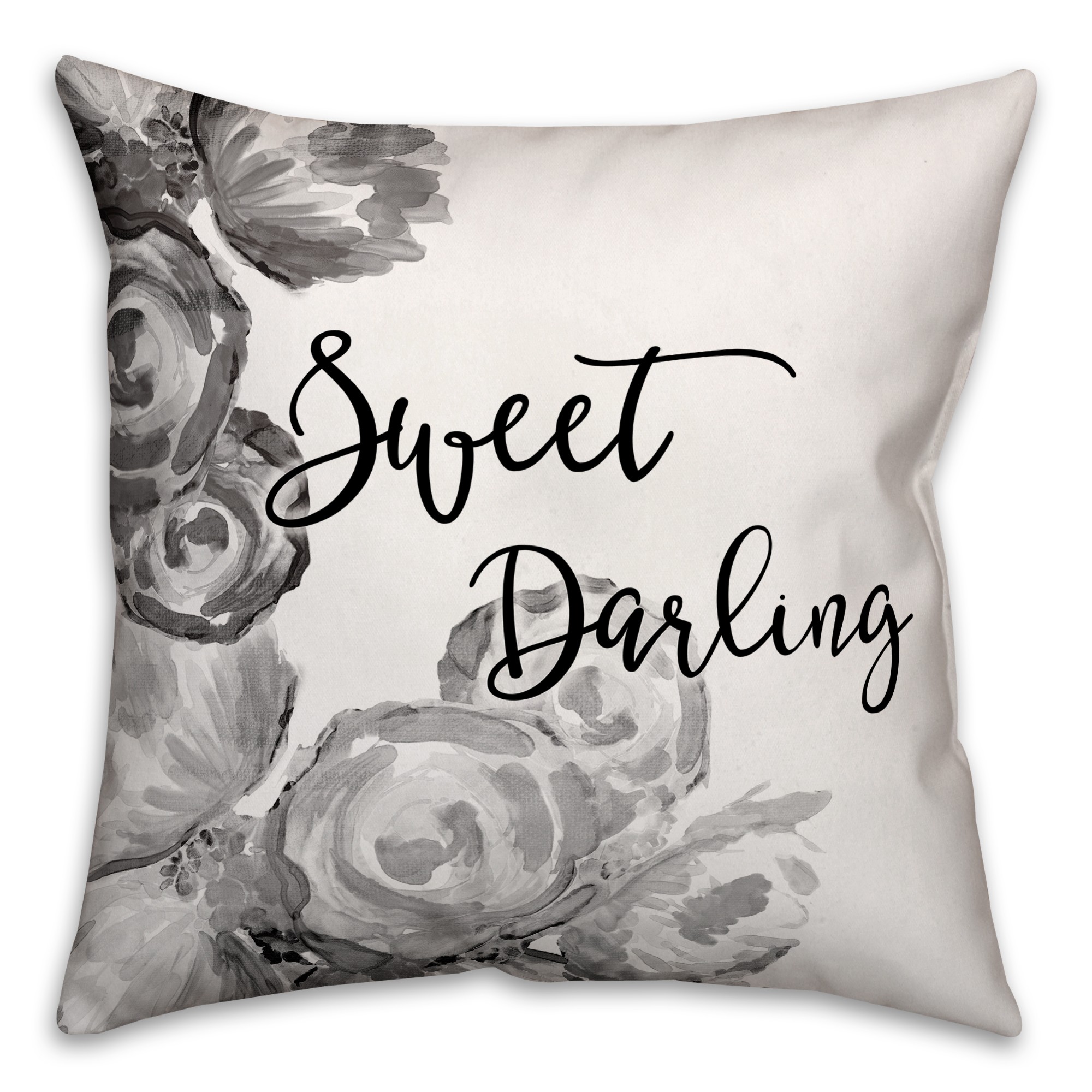 Sweet Darling 18x18 Throw Pillow