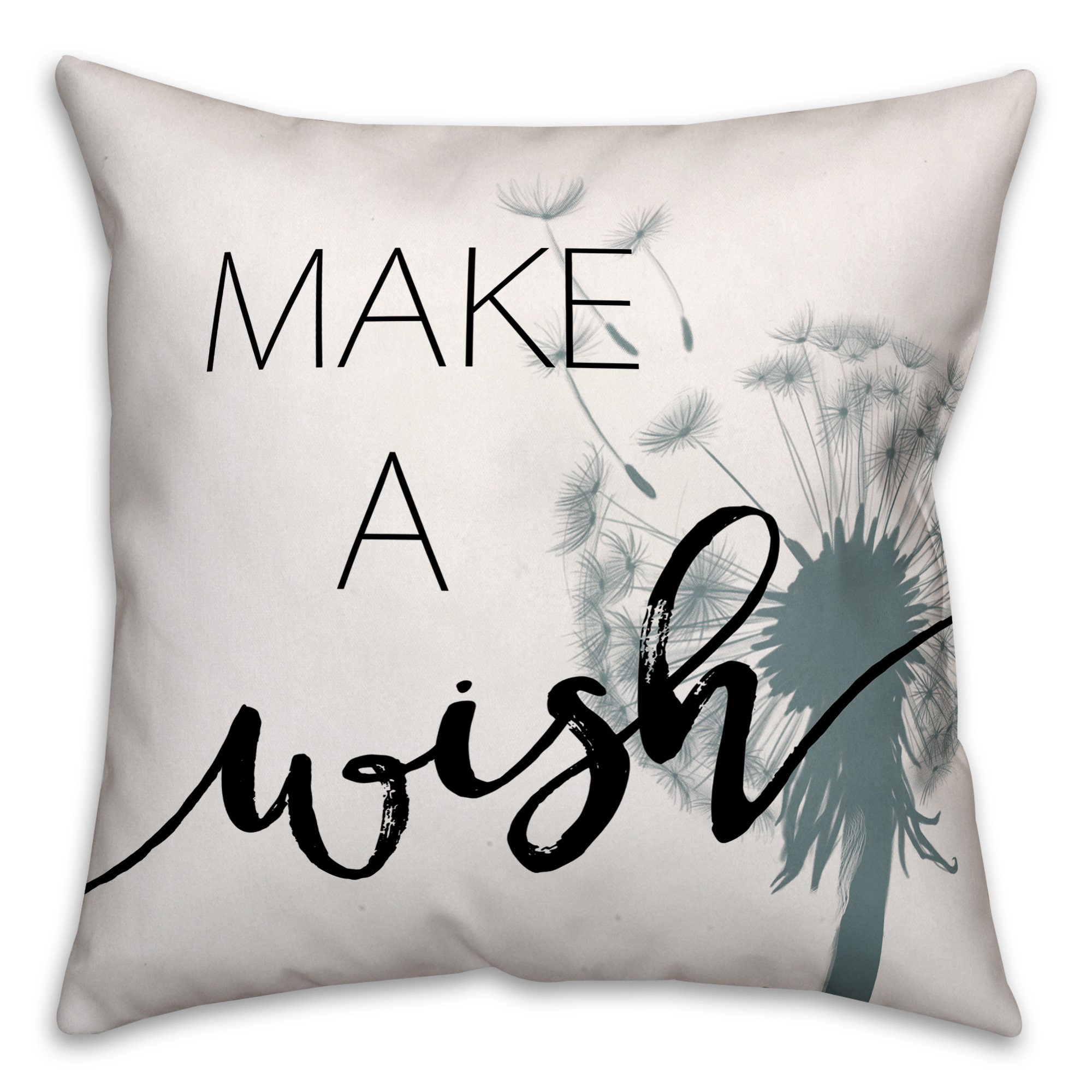 Make a Wish 18x18 Throw Pillow