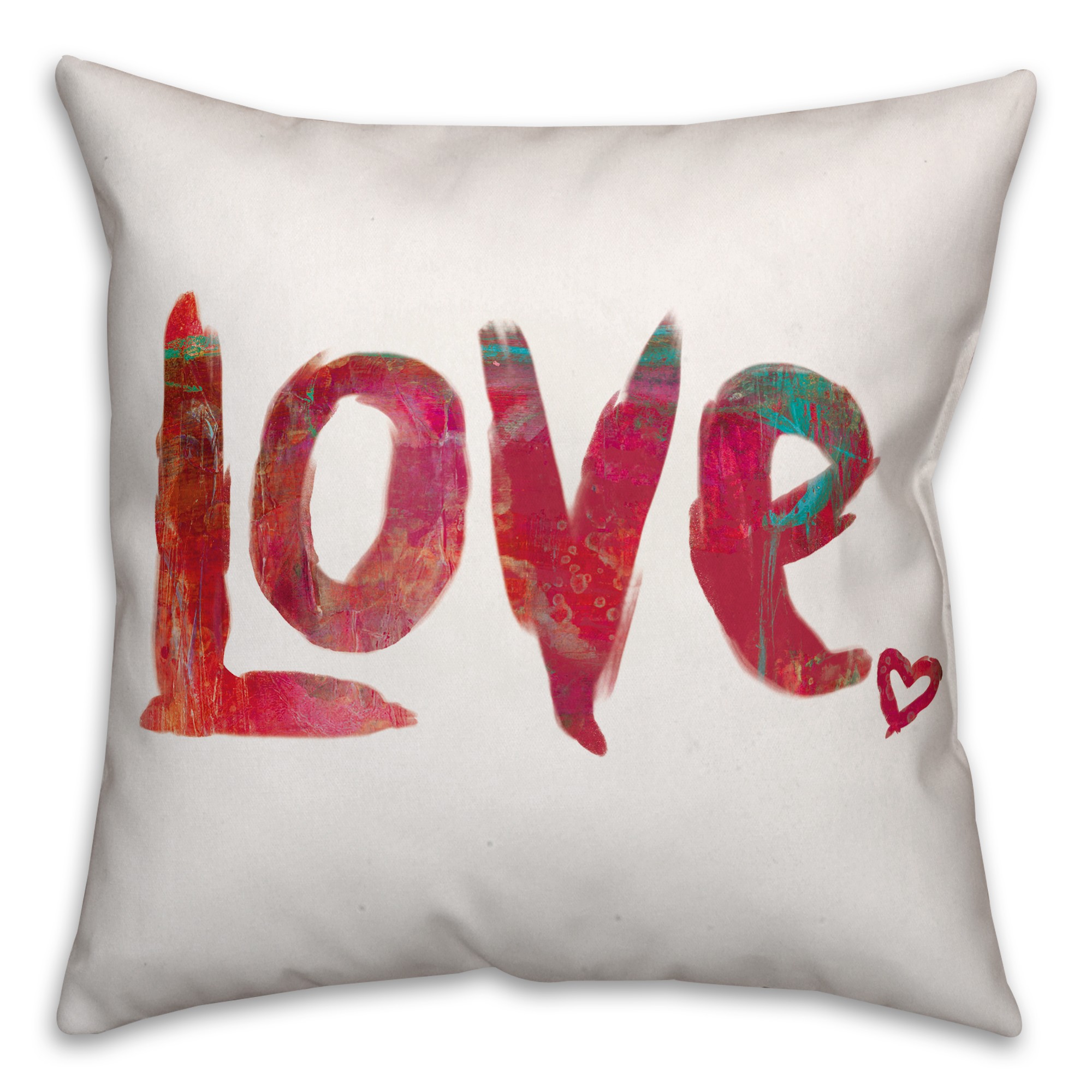 Love 18x18 Throw Pillow
