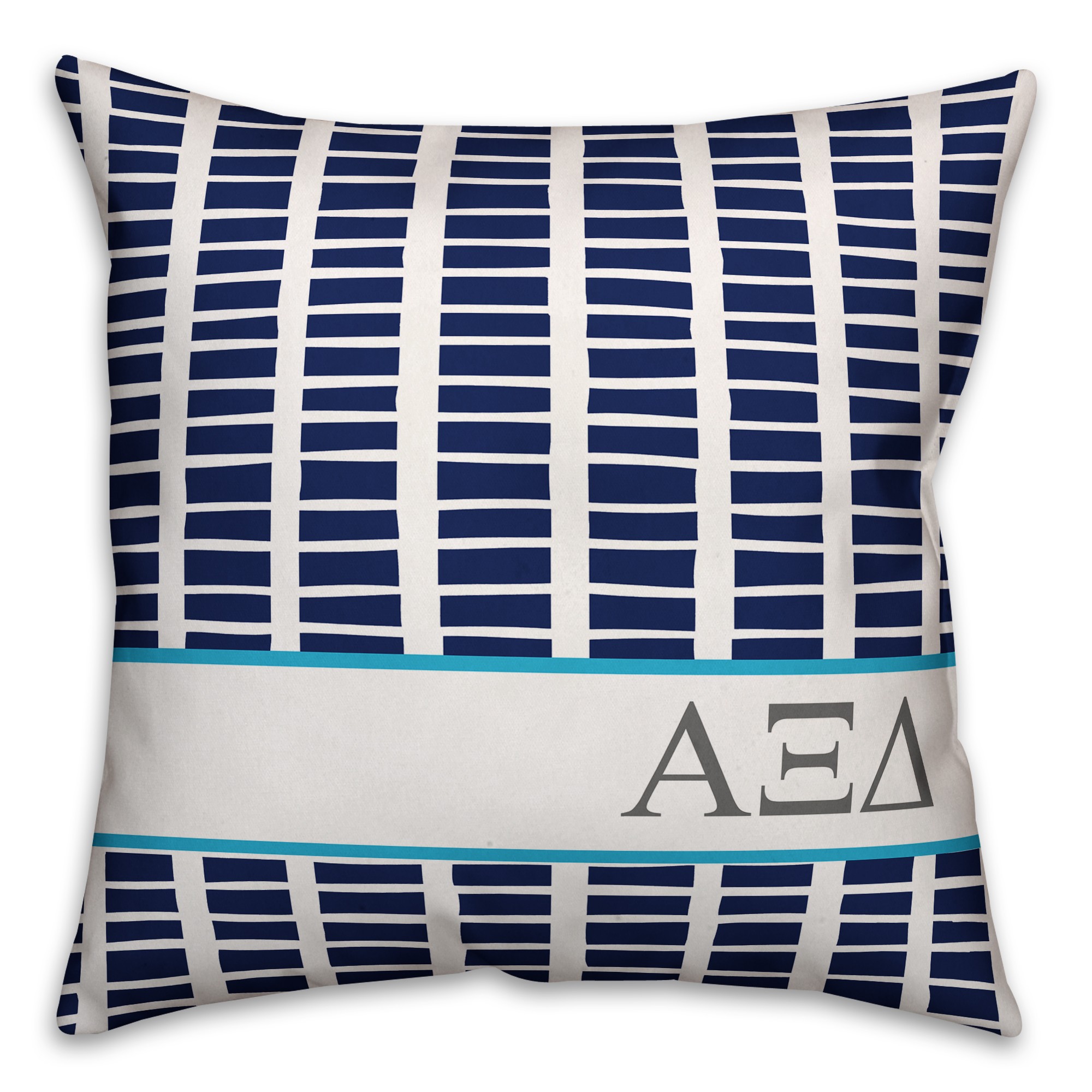 Alpha Xi Delta Square Pattern 18x18 Pillow