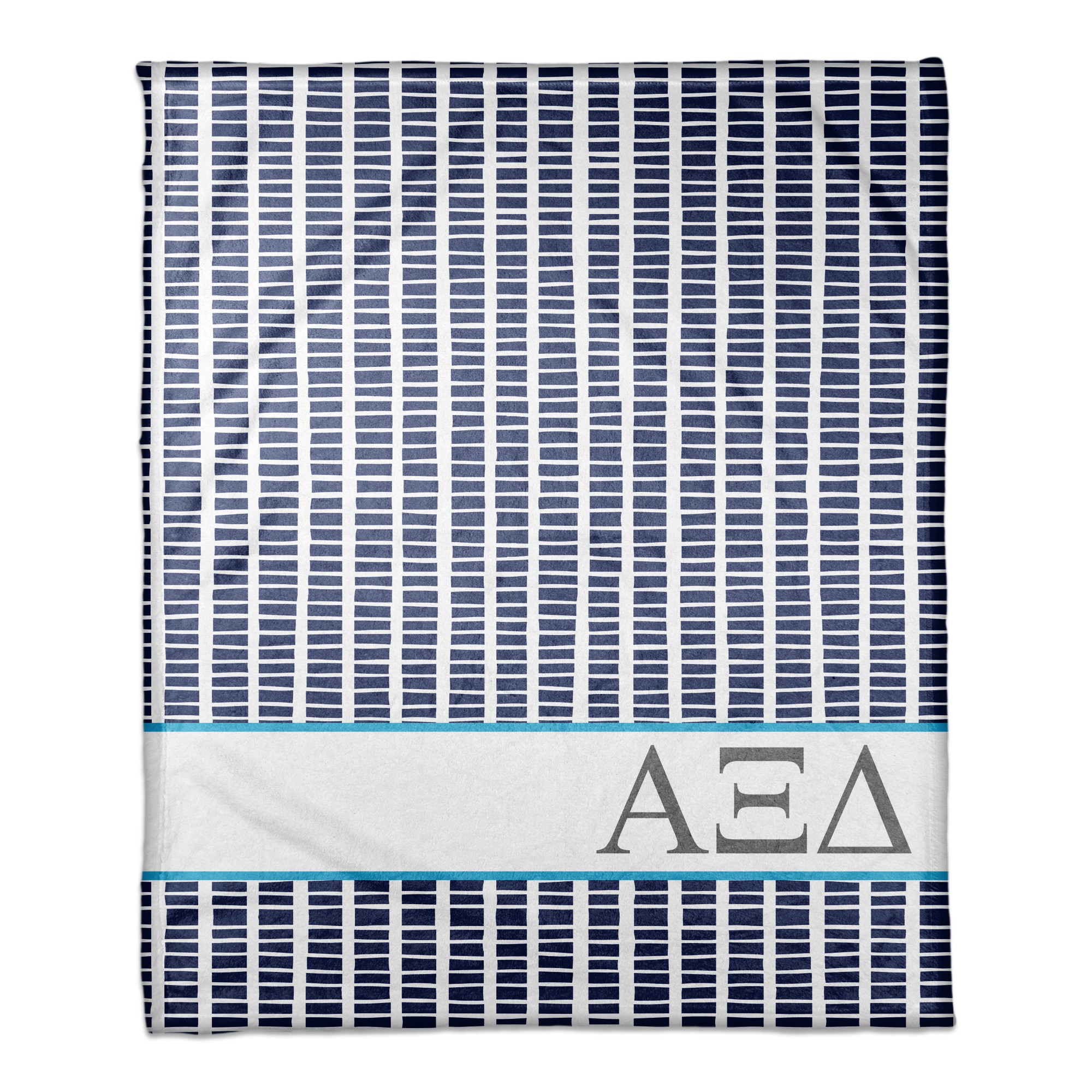 Alpha Xi Delta Square Pattern 50x60 Throw Blanket