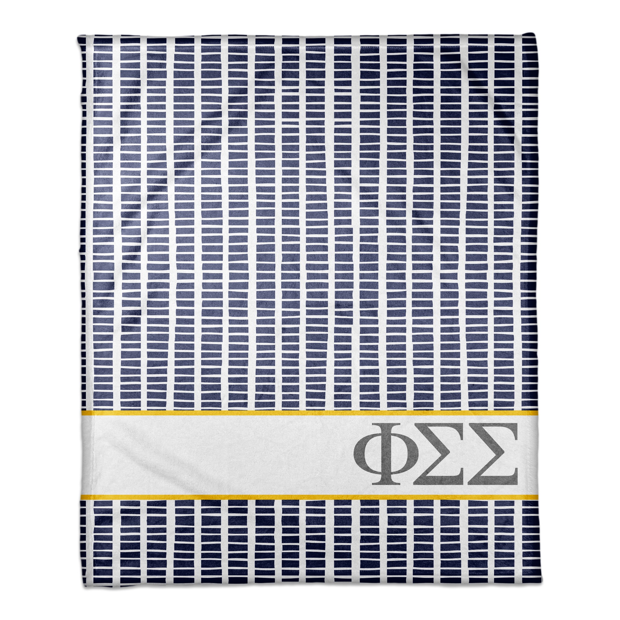 Phi Simga Sigma Square Pattern 50x60 Throw Blanket