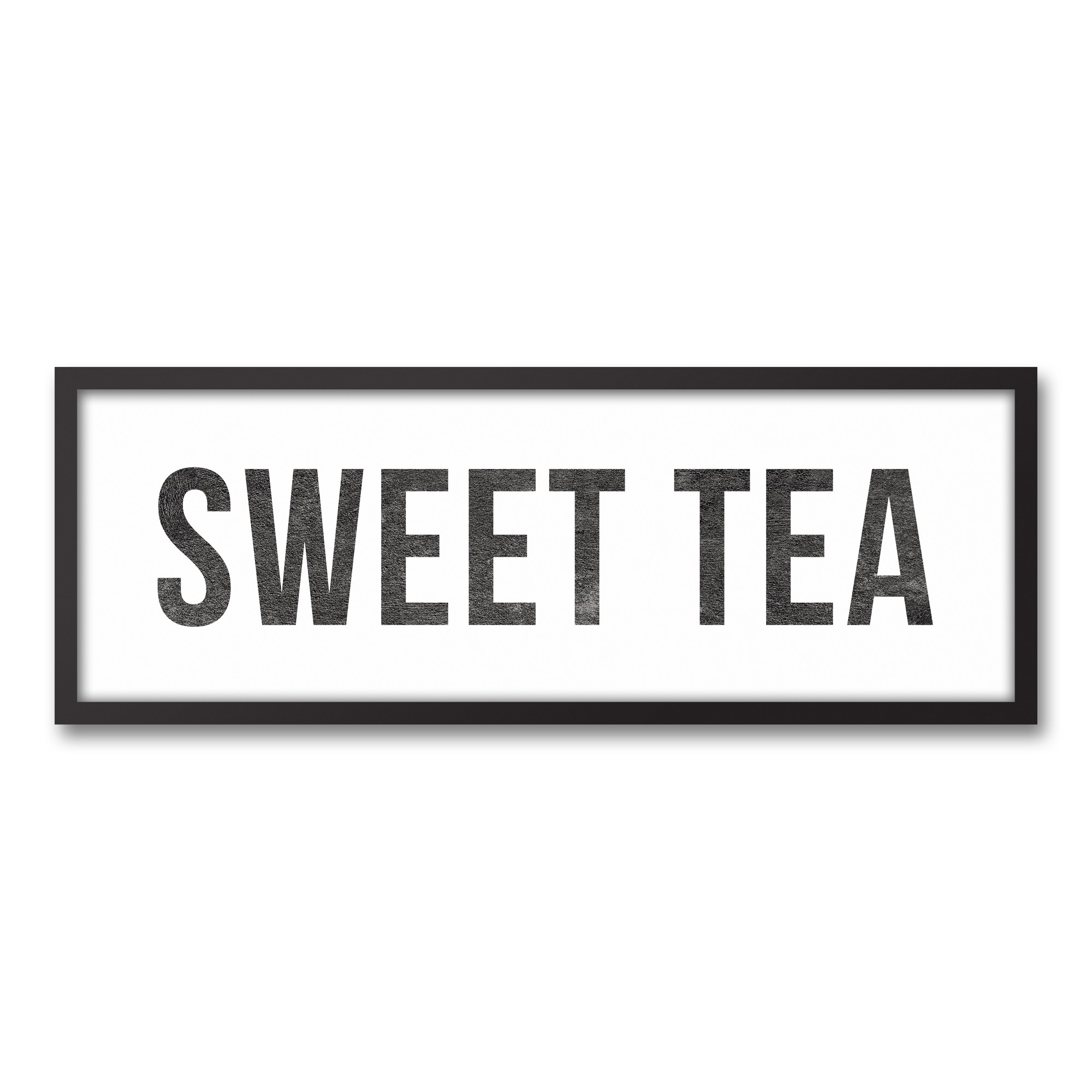 Sweet Tea 12x36 Black Framed Canvas