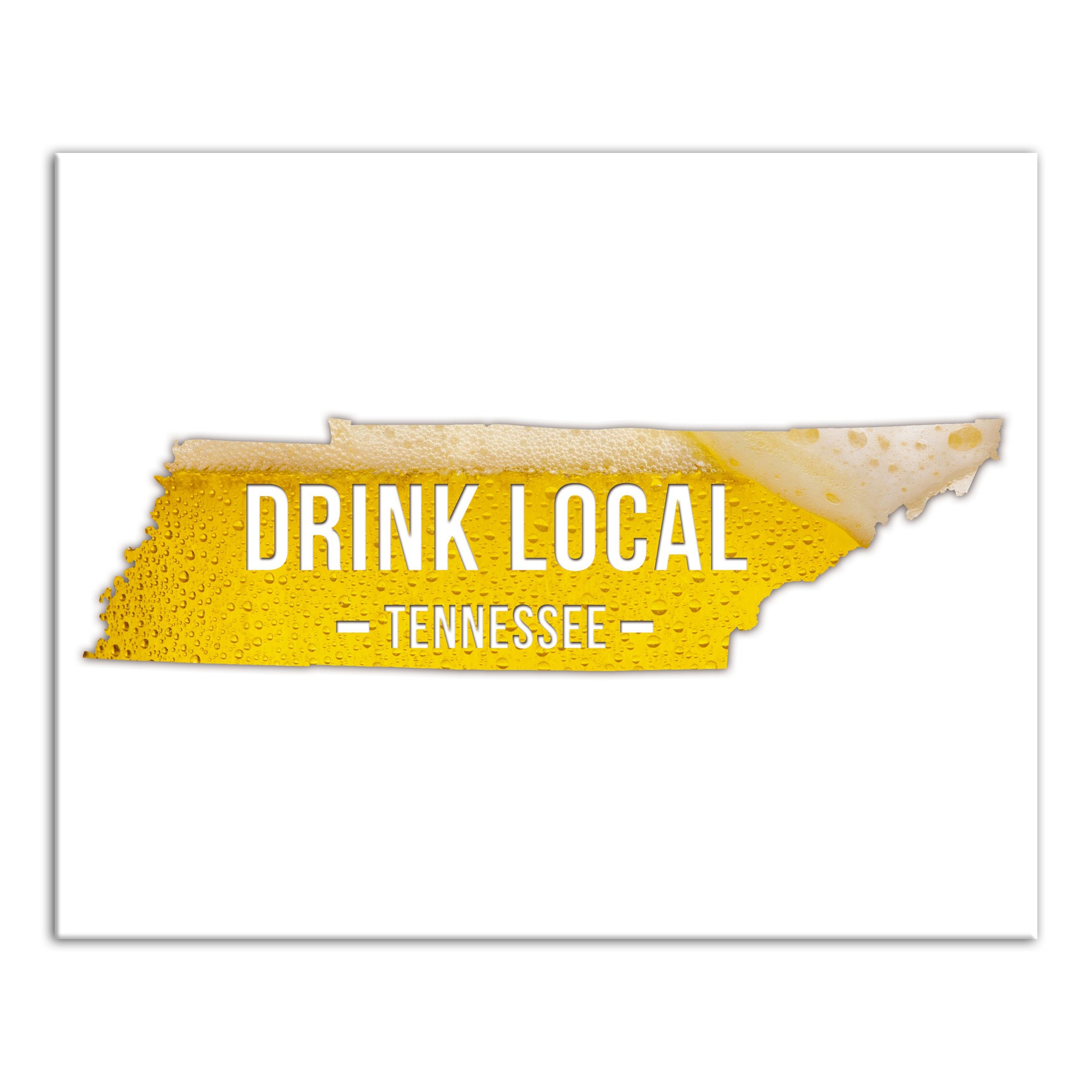 Tennessee Drink Local Beer Wall Art