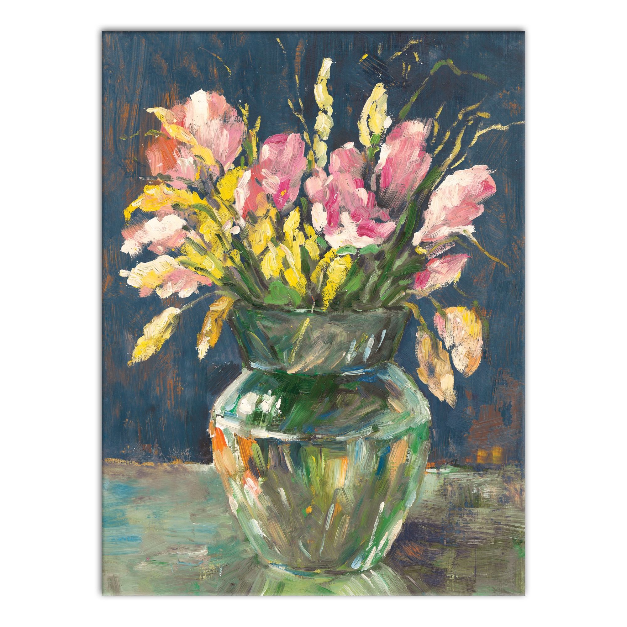 Warm Floral Still Life 30x40 Canvas