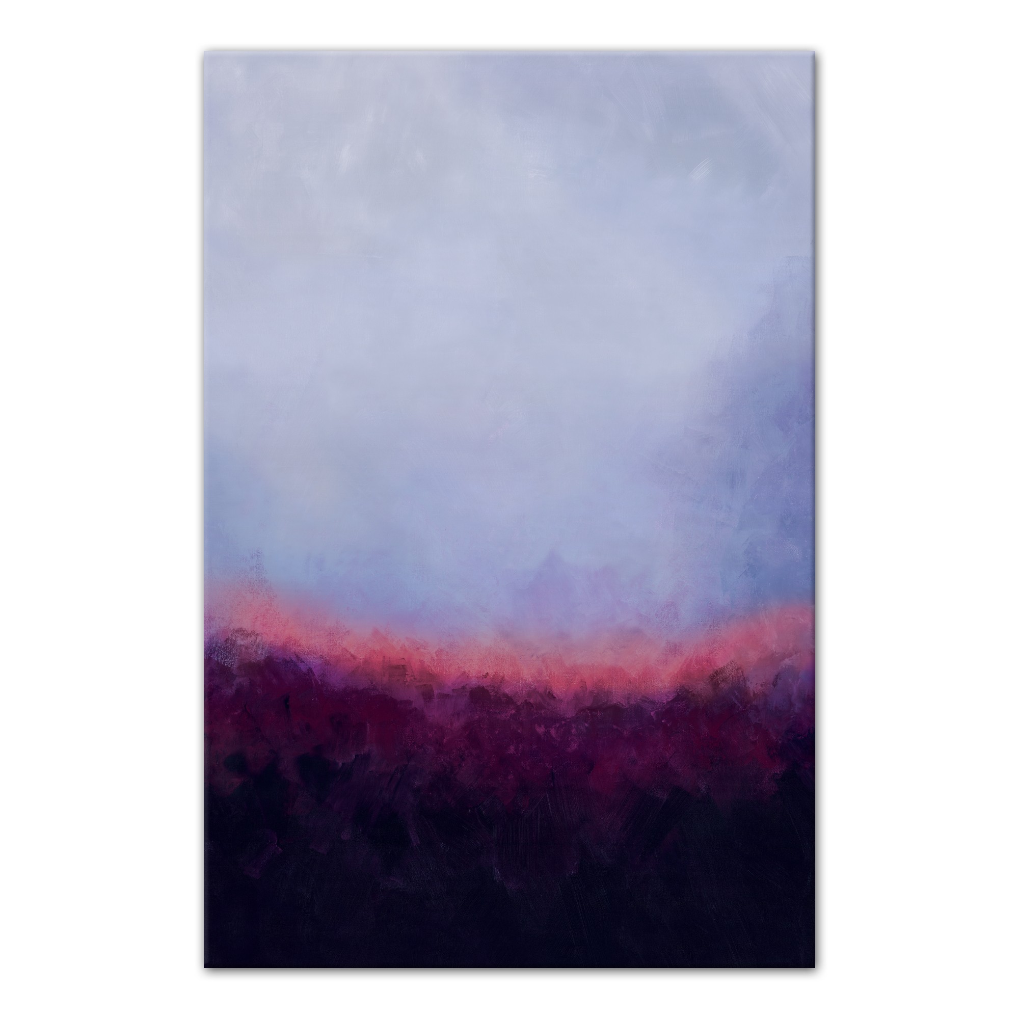 Purple Clouds Abstract 32x48 Canvas