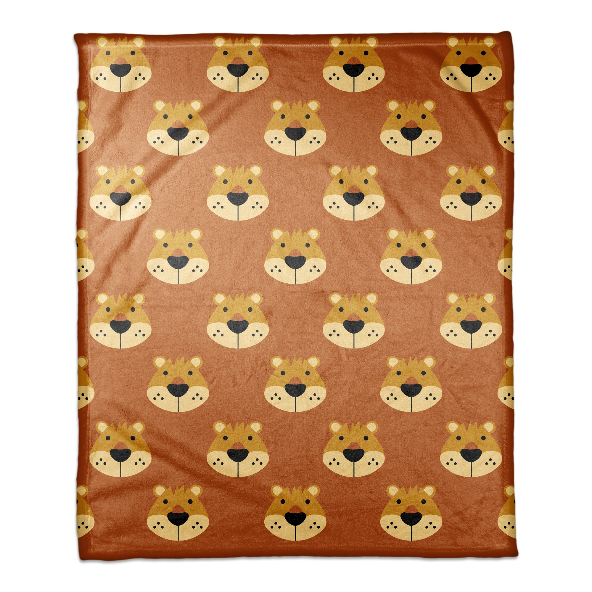 Giraffe Face Friend 50x60 Throw Blanket