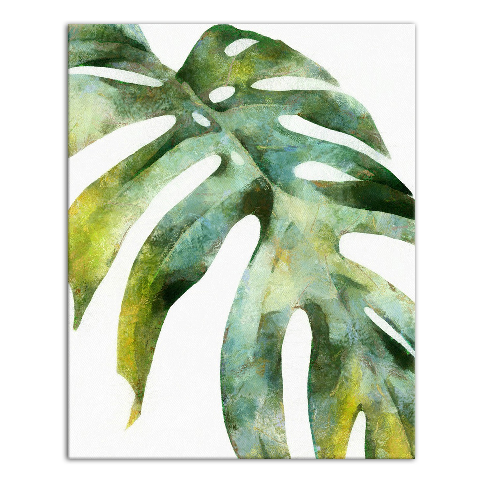Watercolor Palm Leaf Wall Art