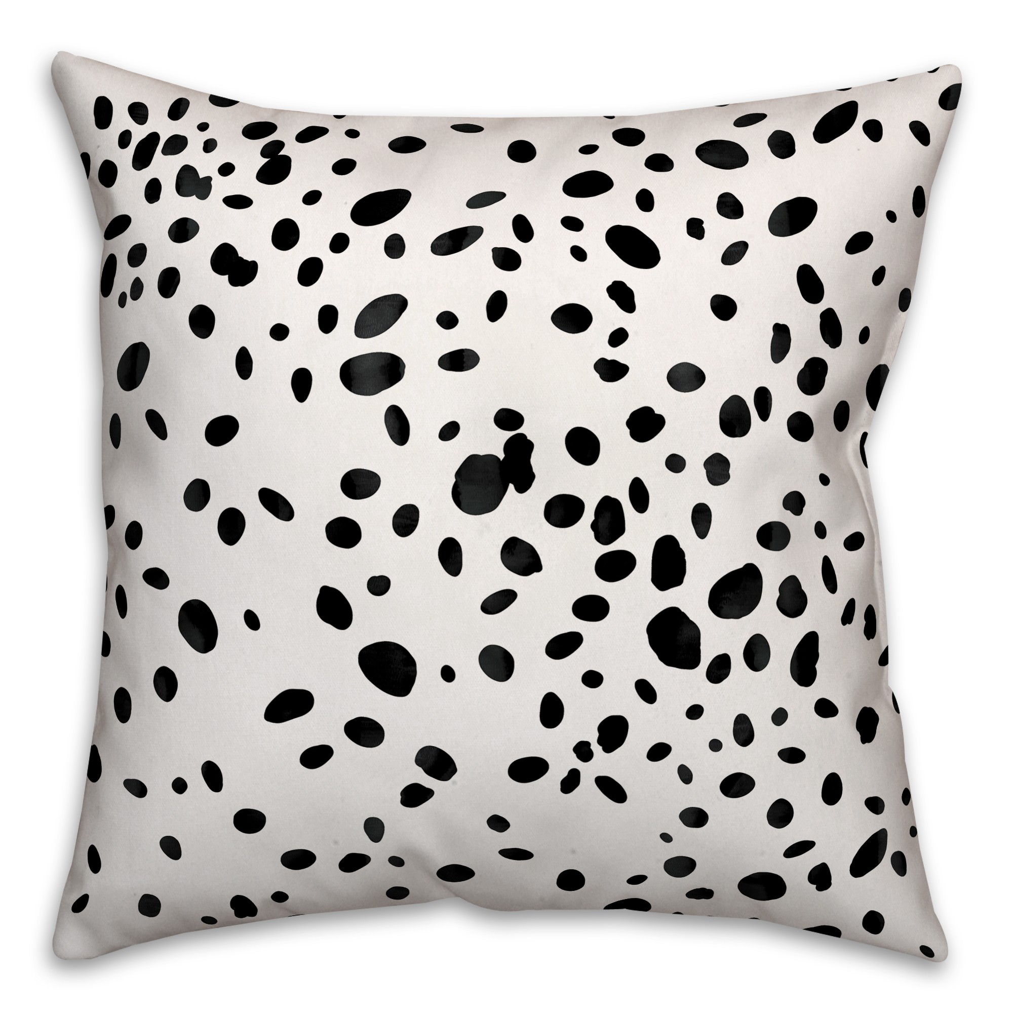 Dalmatian Spots Throw Pillow