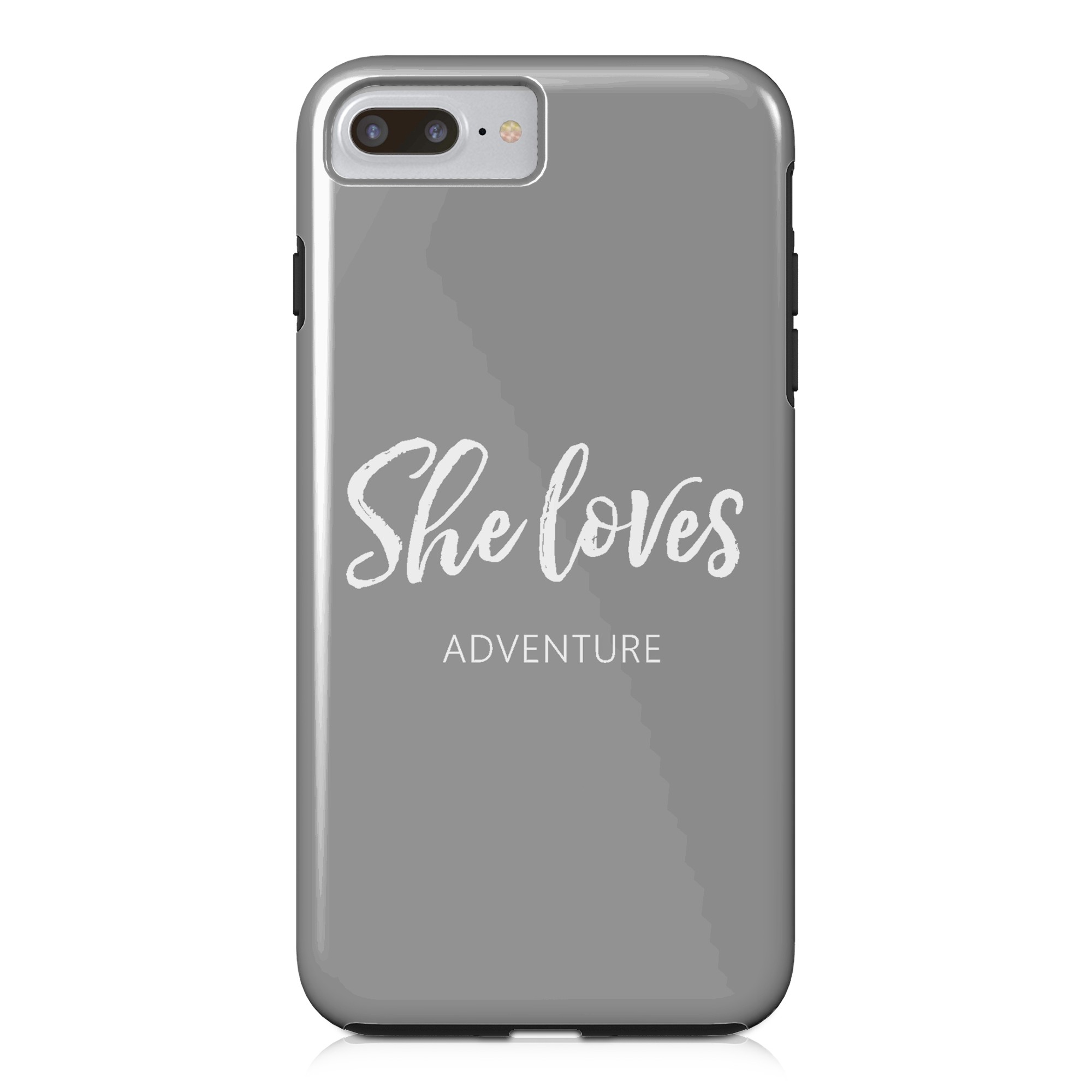 She Loves Adventure iPhone Case