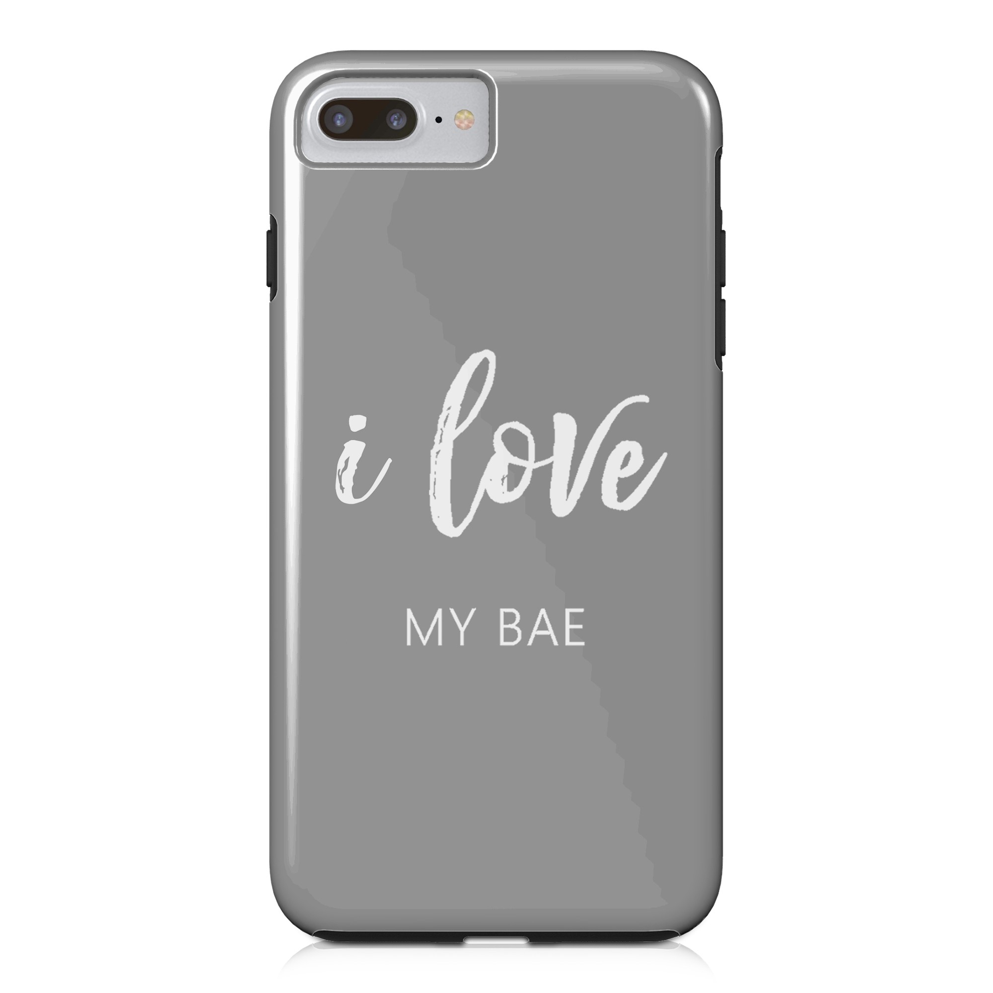I Love My Bae iPhone Case