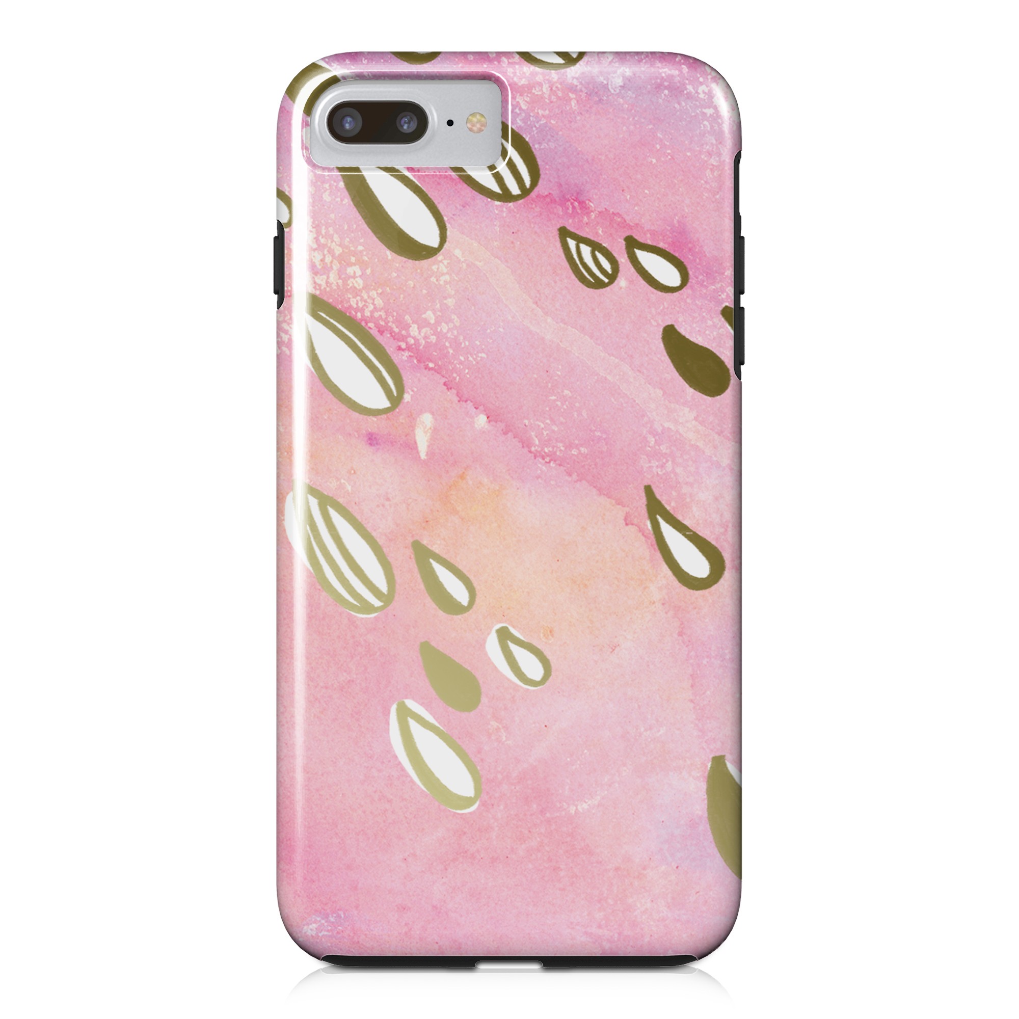 Watercolor Raindrops iPhone Case