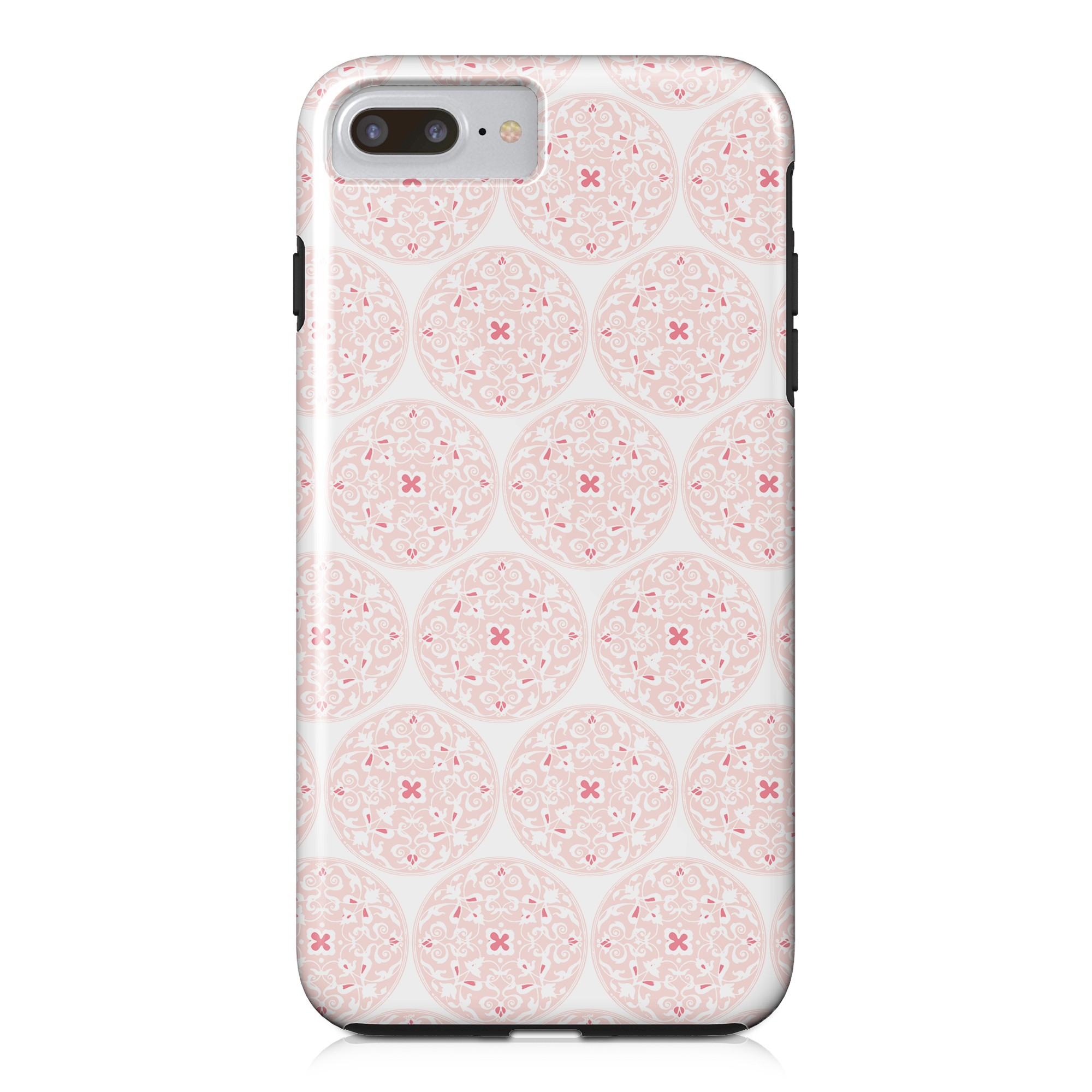 Pink Moroccan Circles iPhone Case