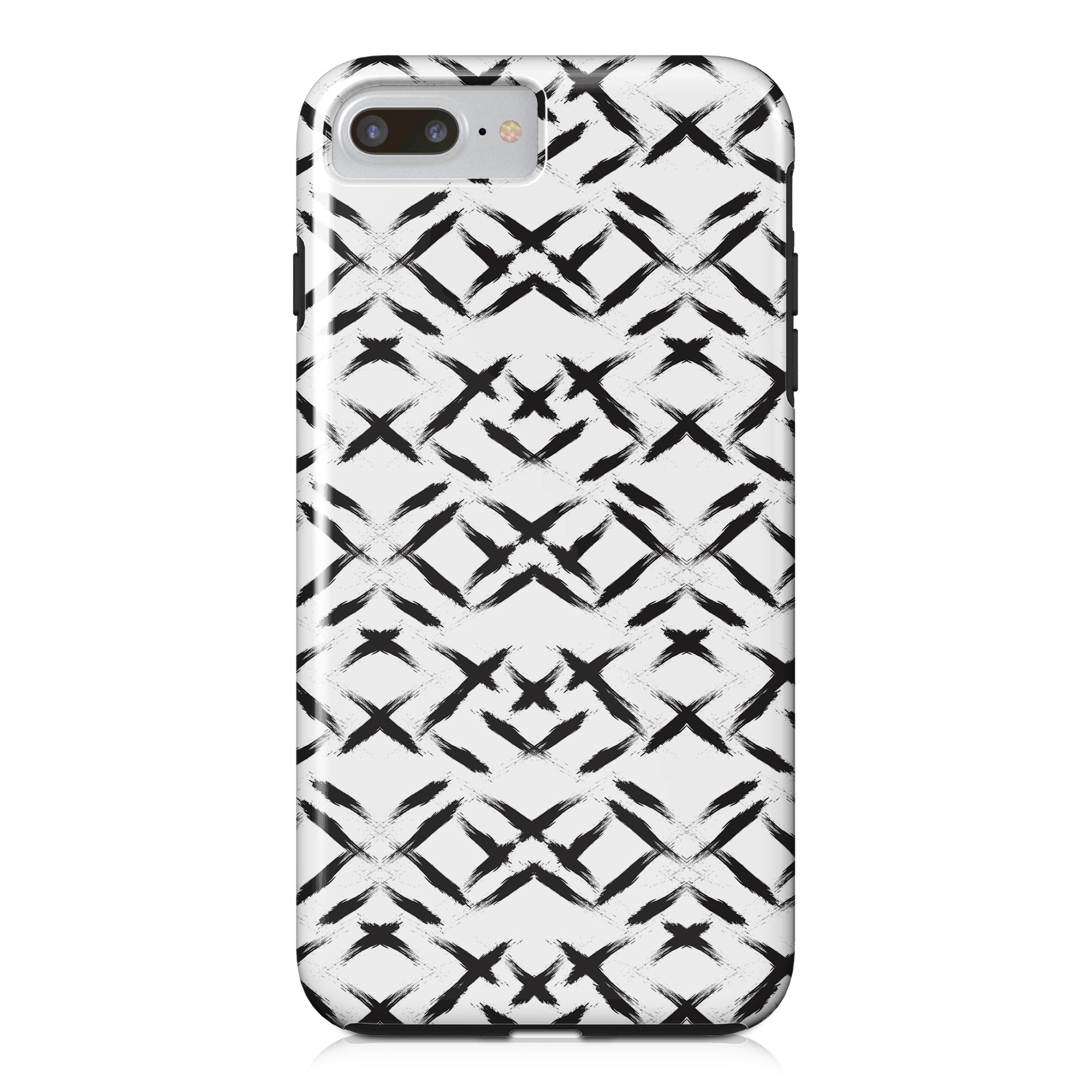 Black Paint Swipes iPhone Case