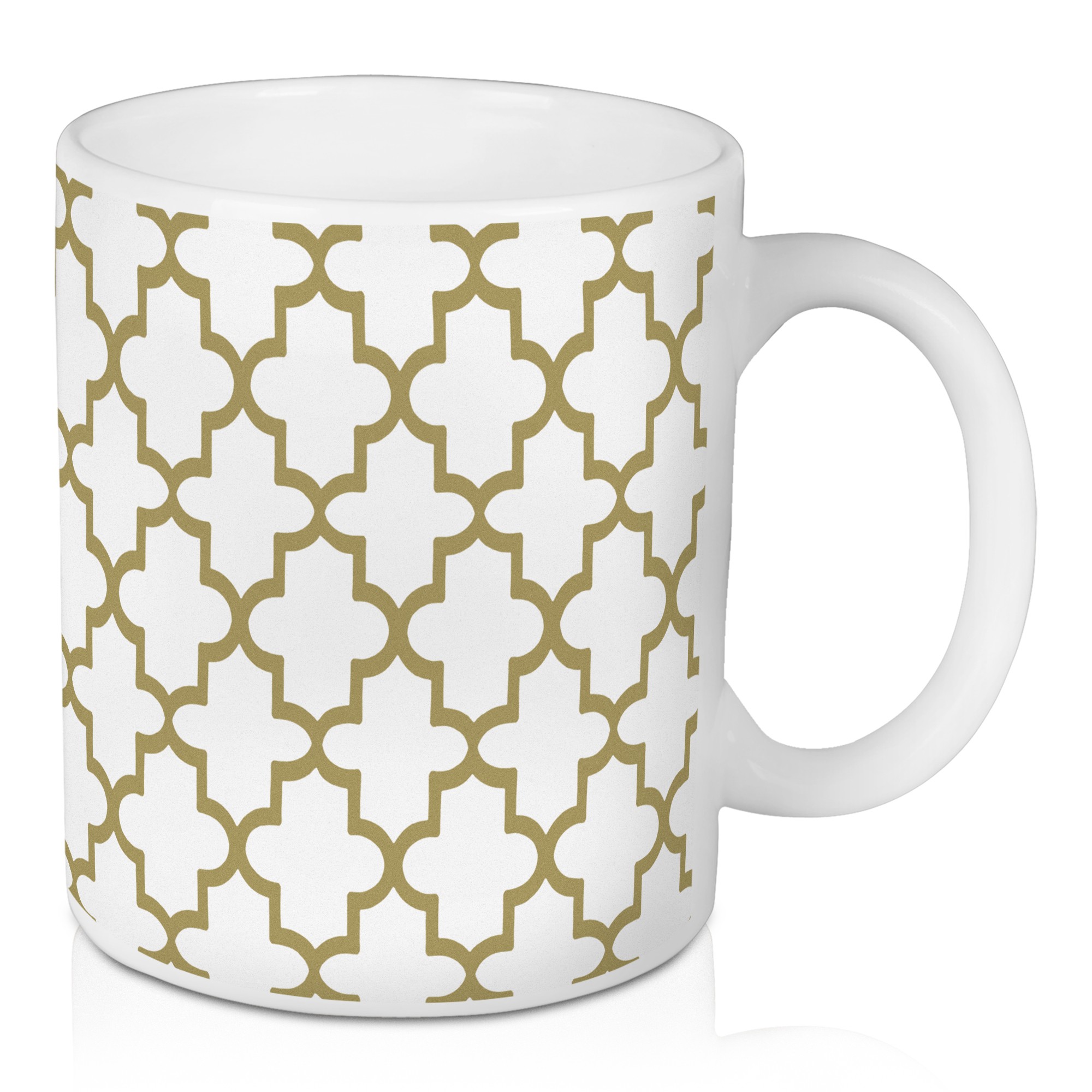 Gold Quatrefoil Drinkware Collection