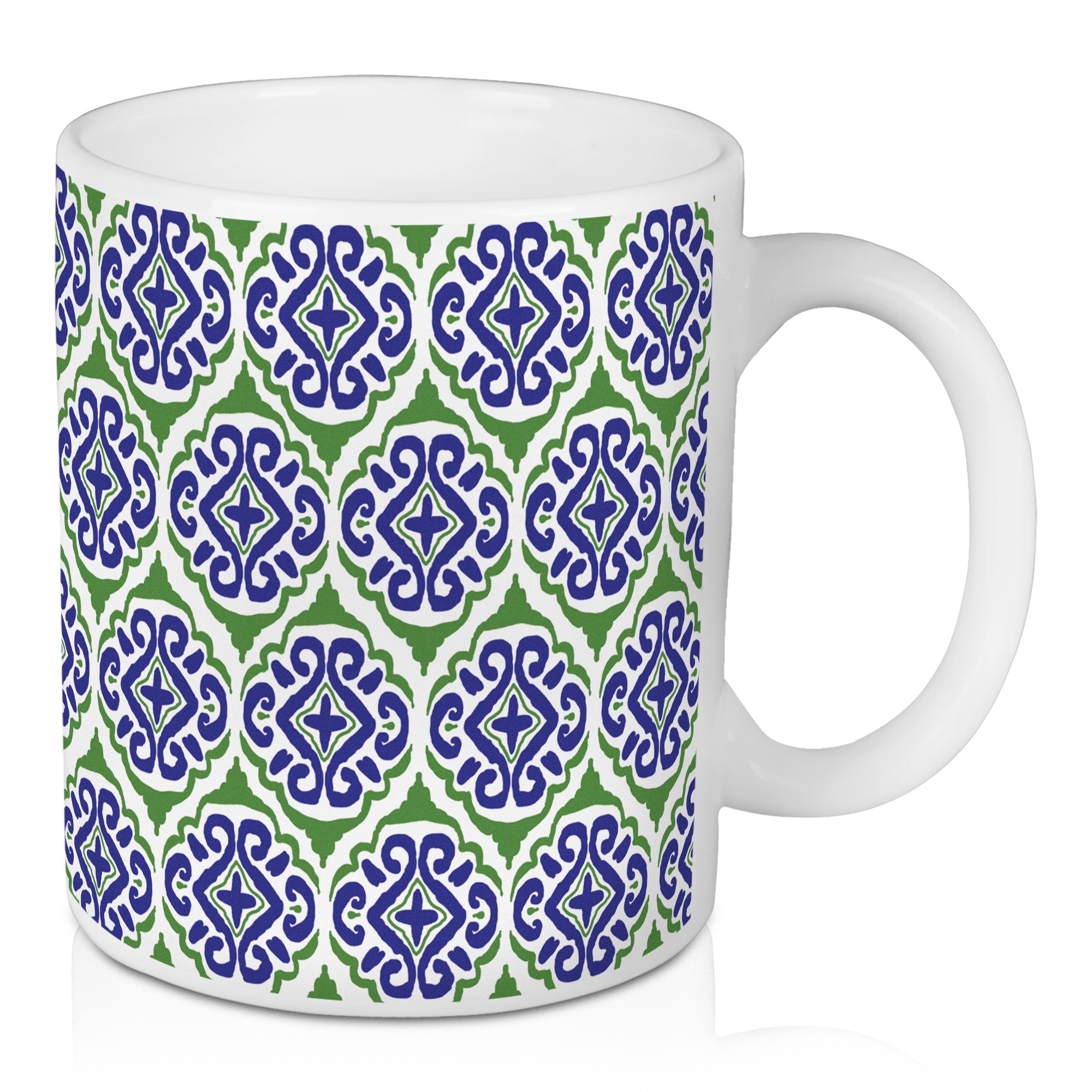 Blue Green Tile Drinkware Collection