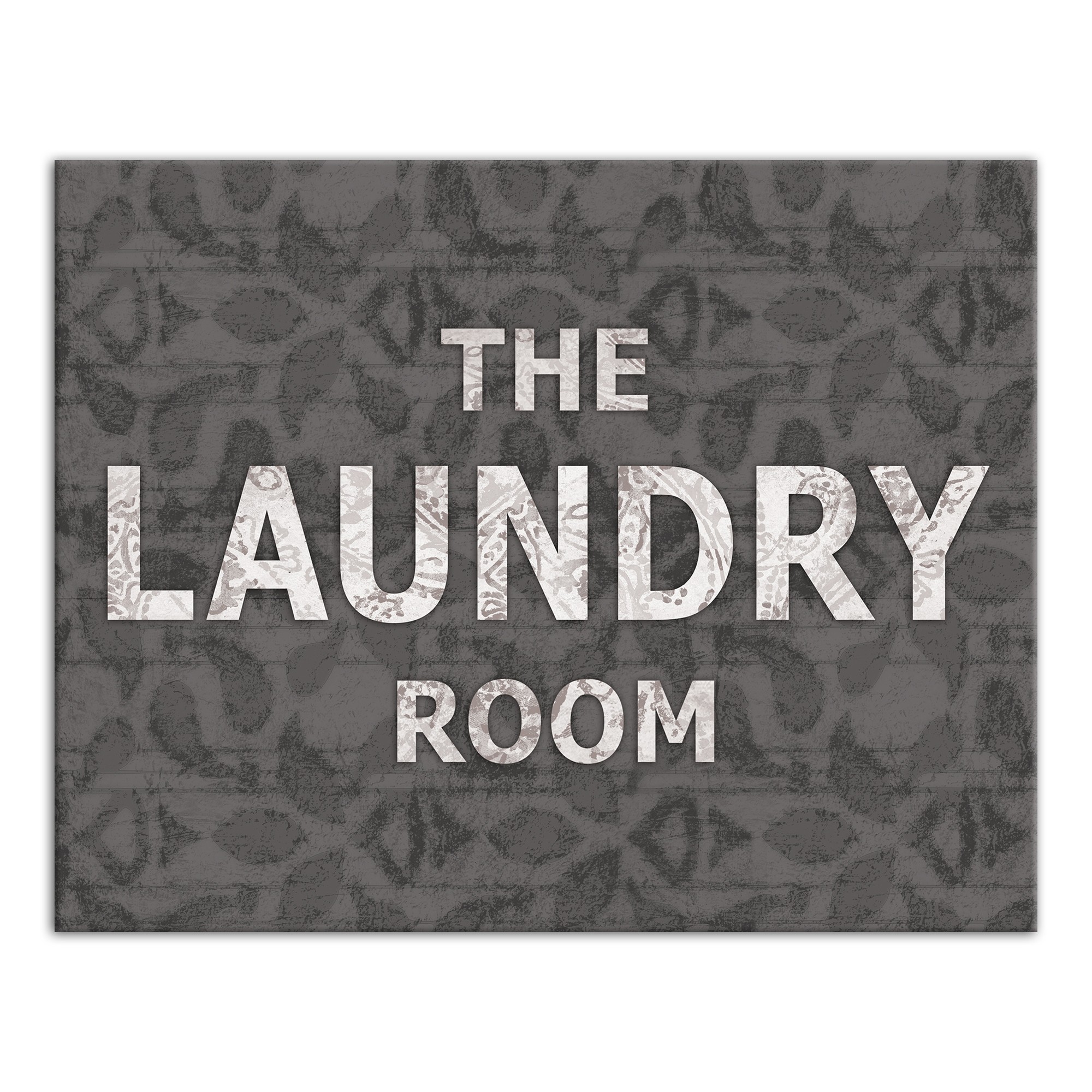 The Laundry Room Damask Wall Art
