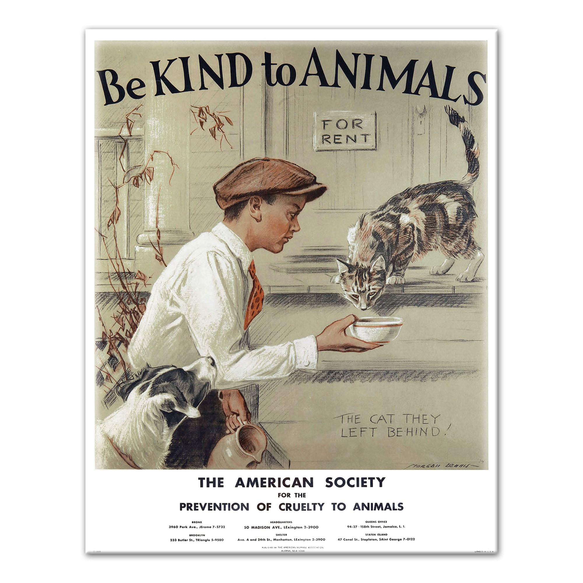 Be Kind to Animals Scene I Wall Art