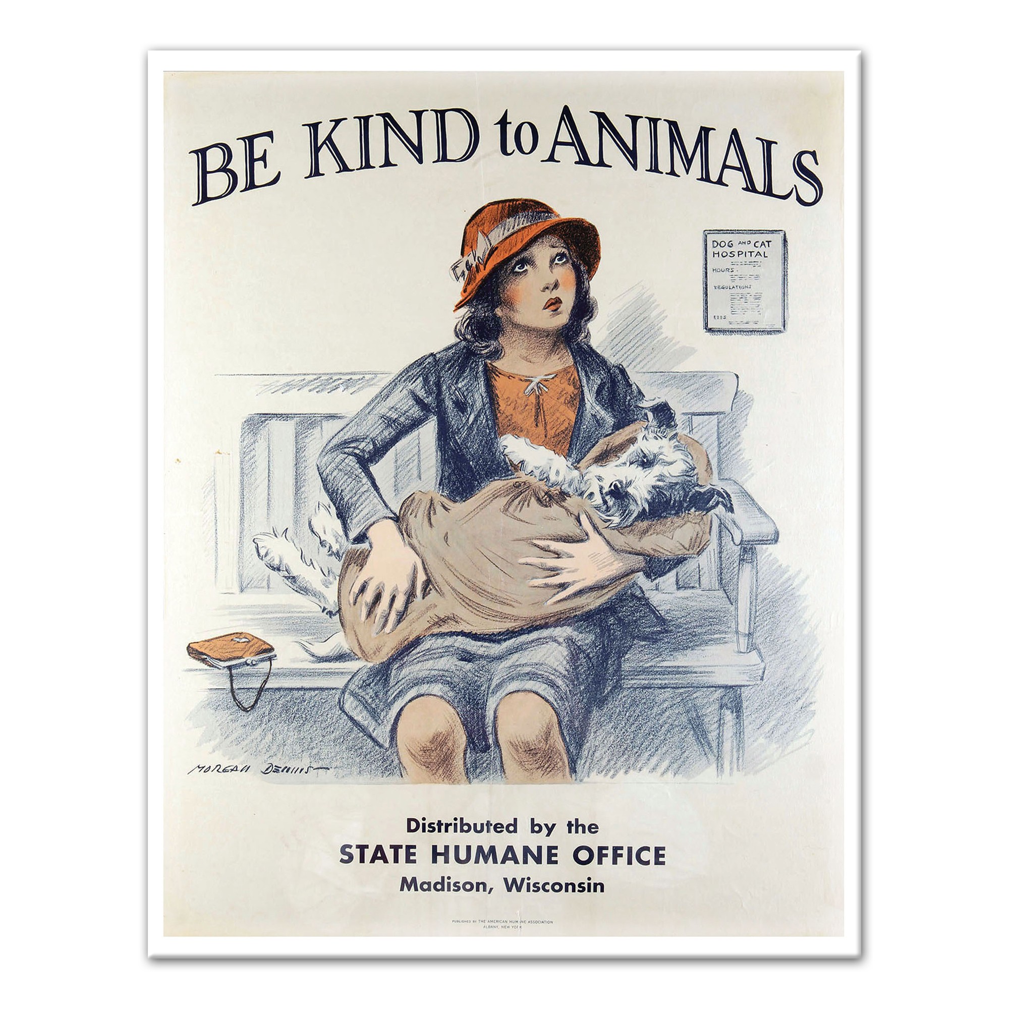 Be Kind to Animals Scene II Wall Art