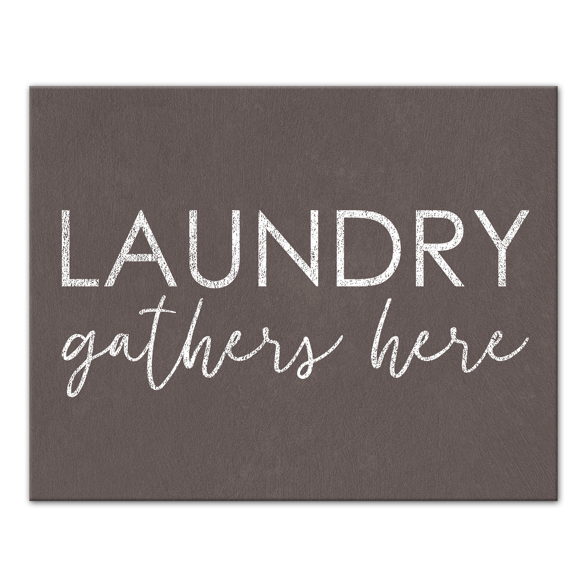 Laundry Gathers Here Wall Art