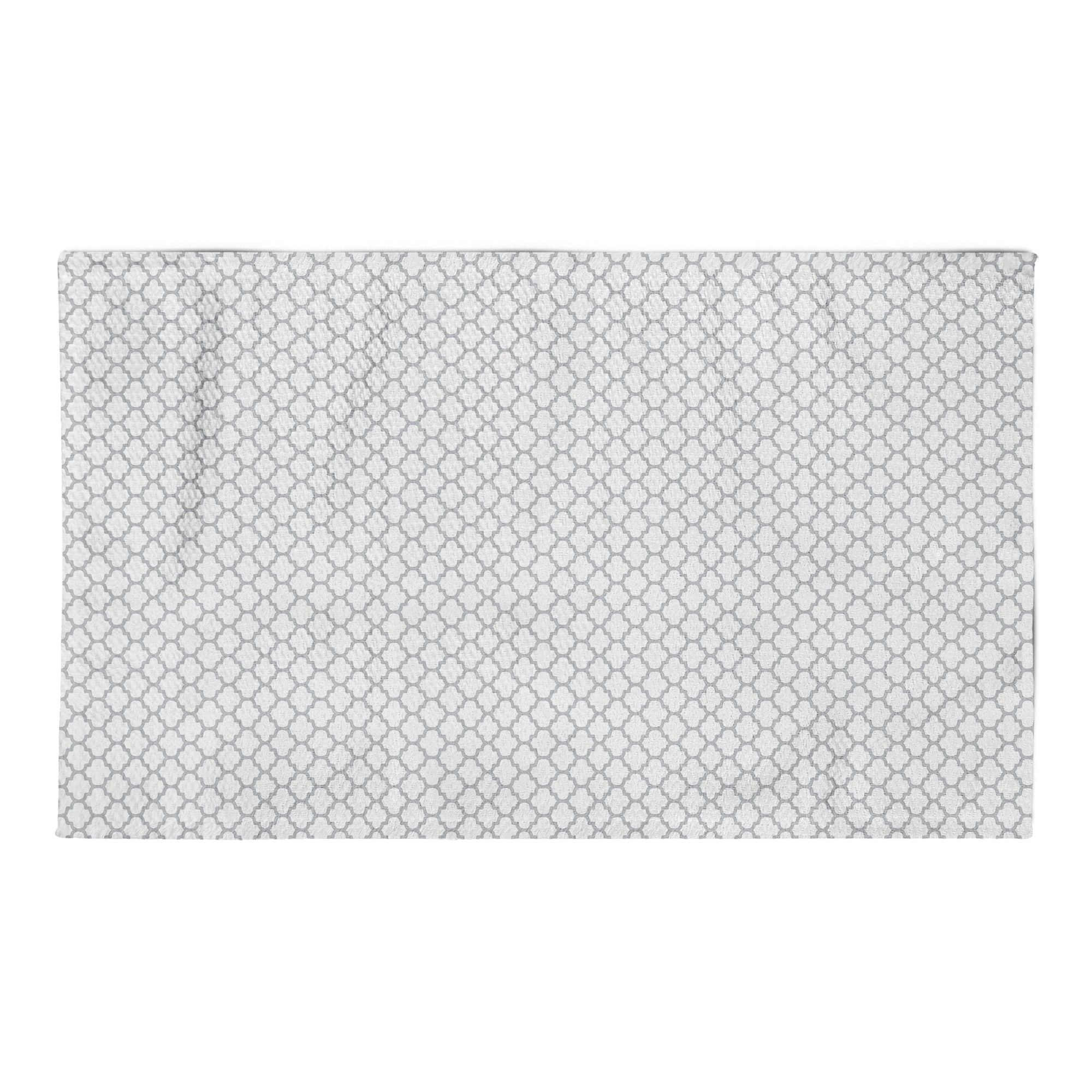 Black and White Geometric Area Rug