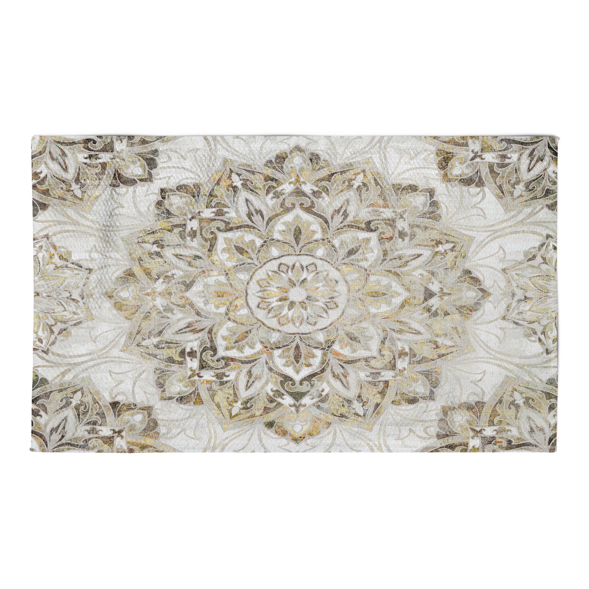 Decorative Ornamental Medallion Area Rug