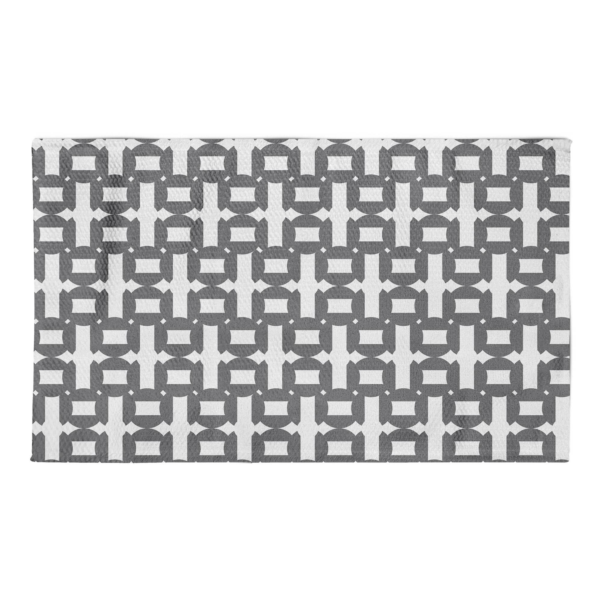 Gray Geometric Rug Area Rug