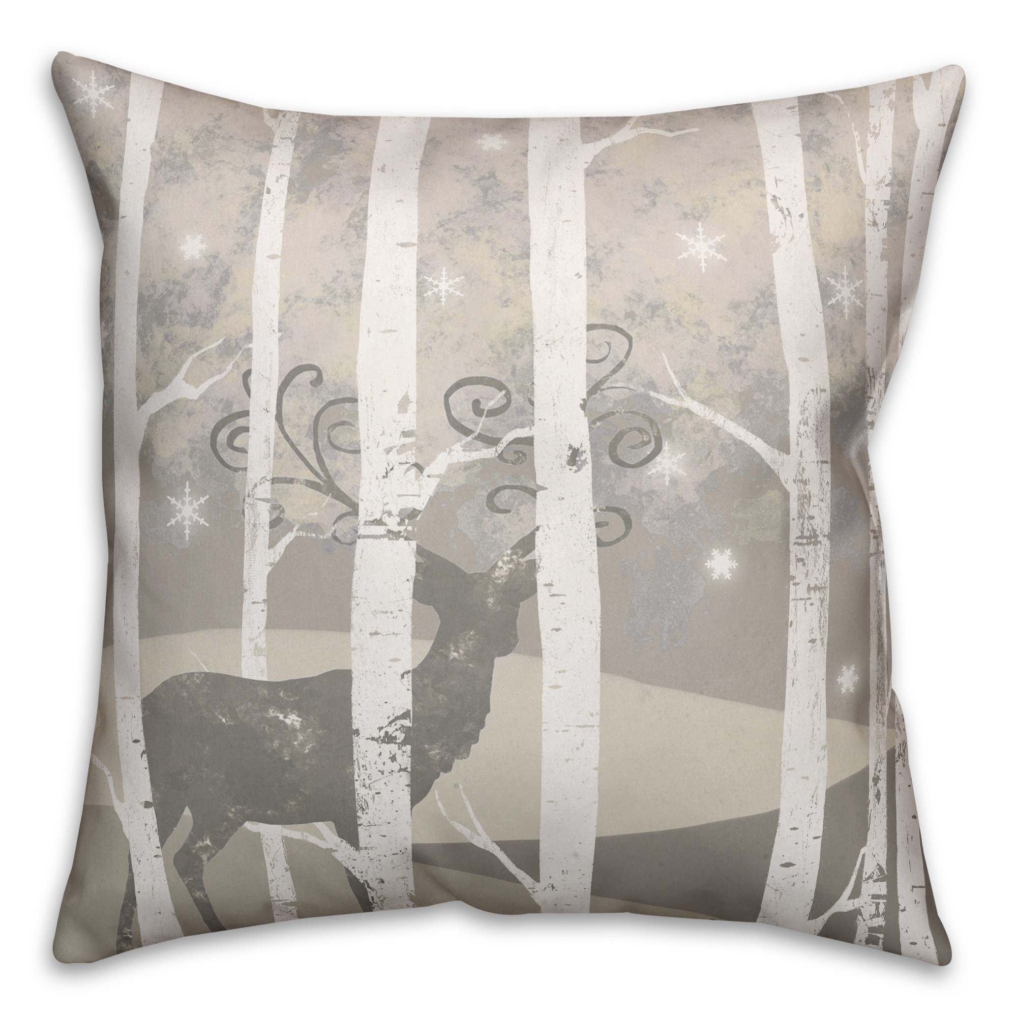 Magical Christmas Forest Pillow