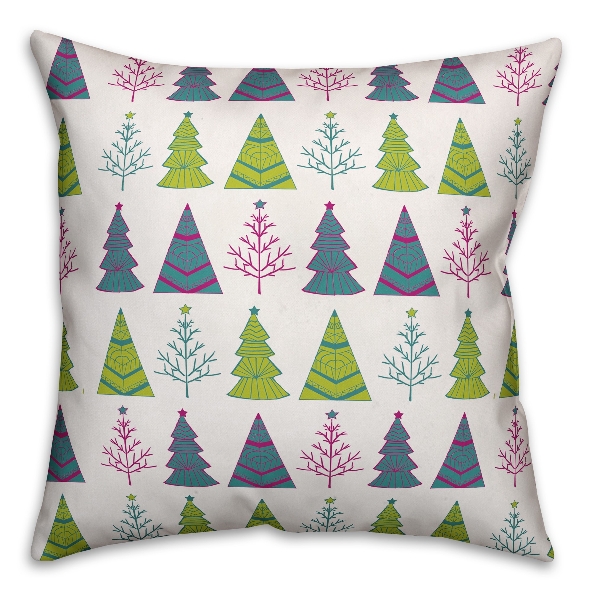 Christmas Tree Pattern Pillow