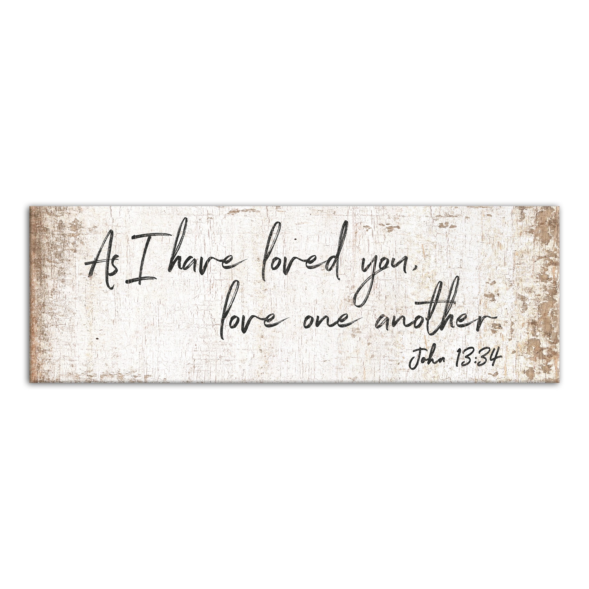 Love One Another 12x36 Canvas Wall Art