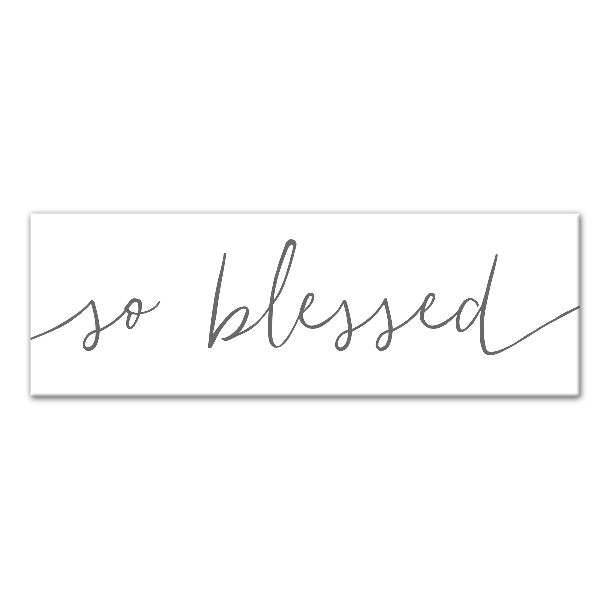 So Blessed Script Wall Art