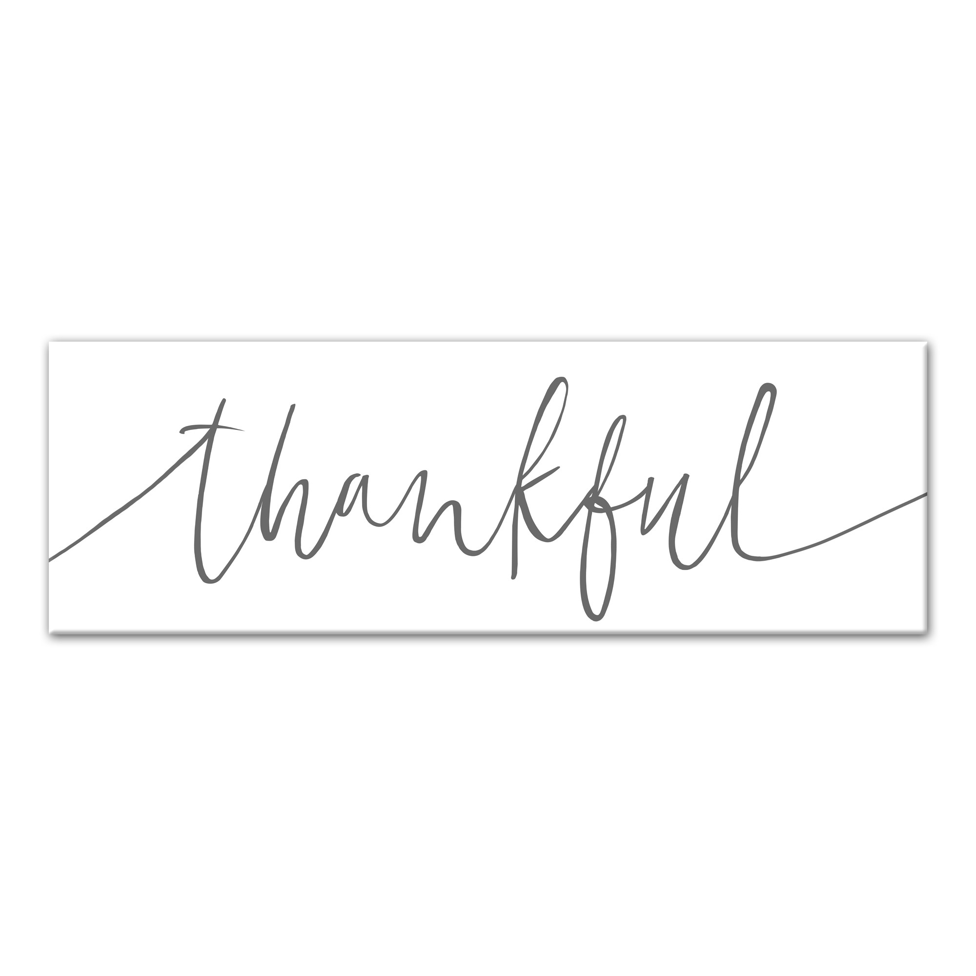 Thankful Script Wall Art