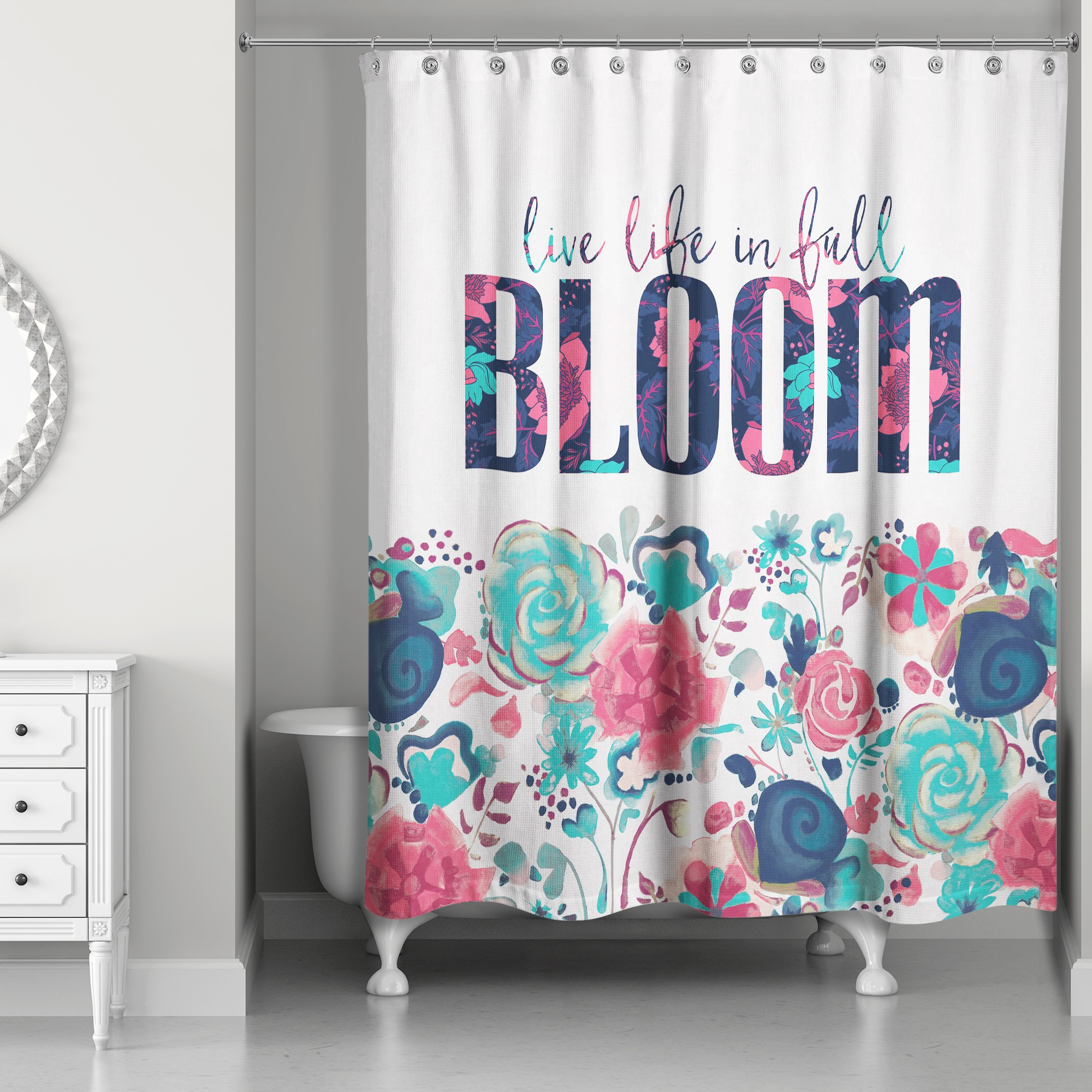  In Full Bloom 71x74 Shower Curtain