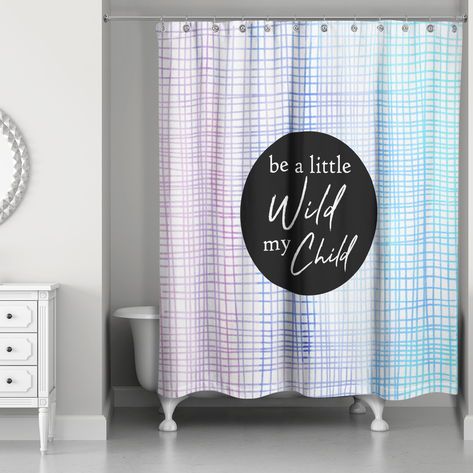  Be A Little Wild 71x74 Shower Curtain