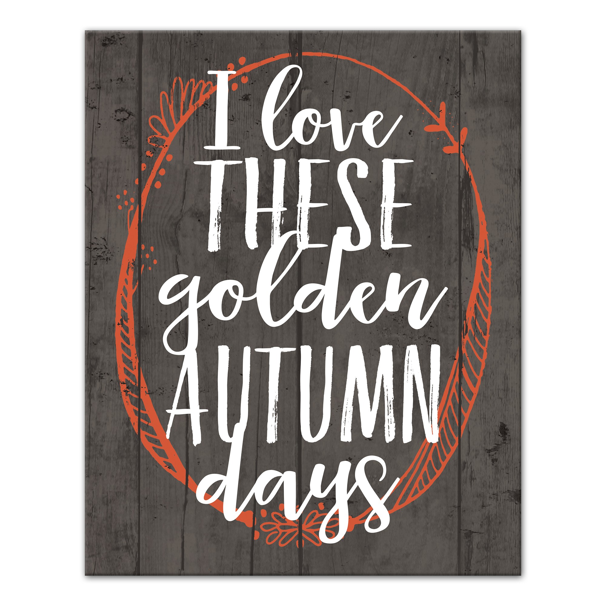 Golden Autumn Days 16x20 Canvas Wall Art