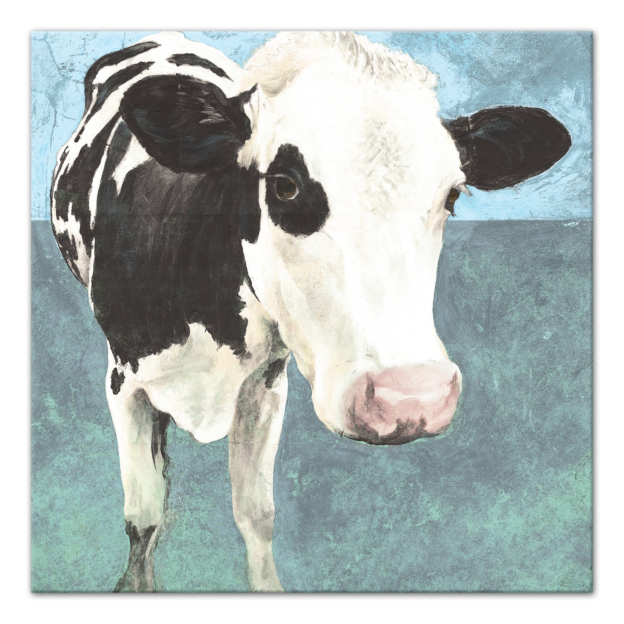 Designs Direct Creative Group Happy Dairy Cow Painting Print Wall Art