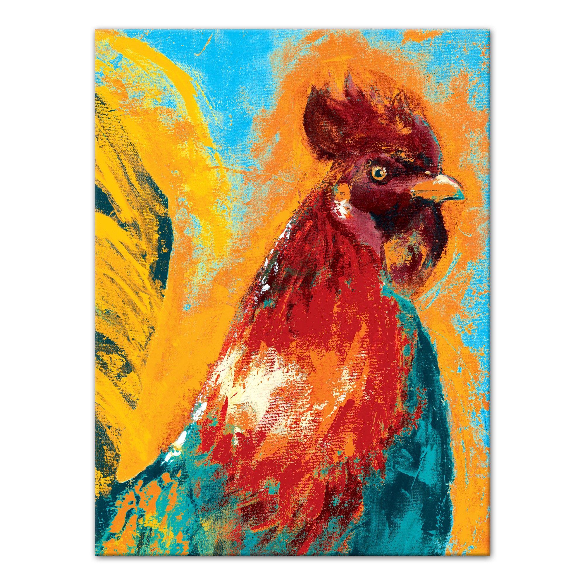 Designs Direct Creative Group Wild Colorful Rooster Wall Art