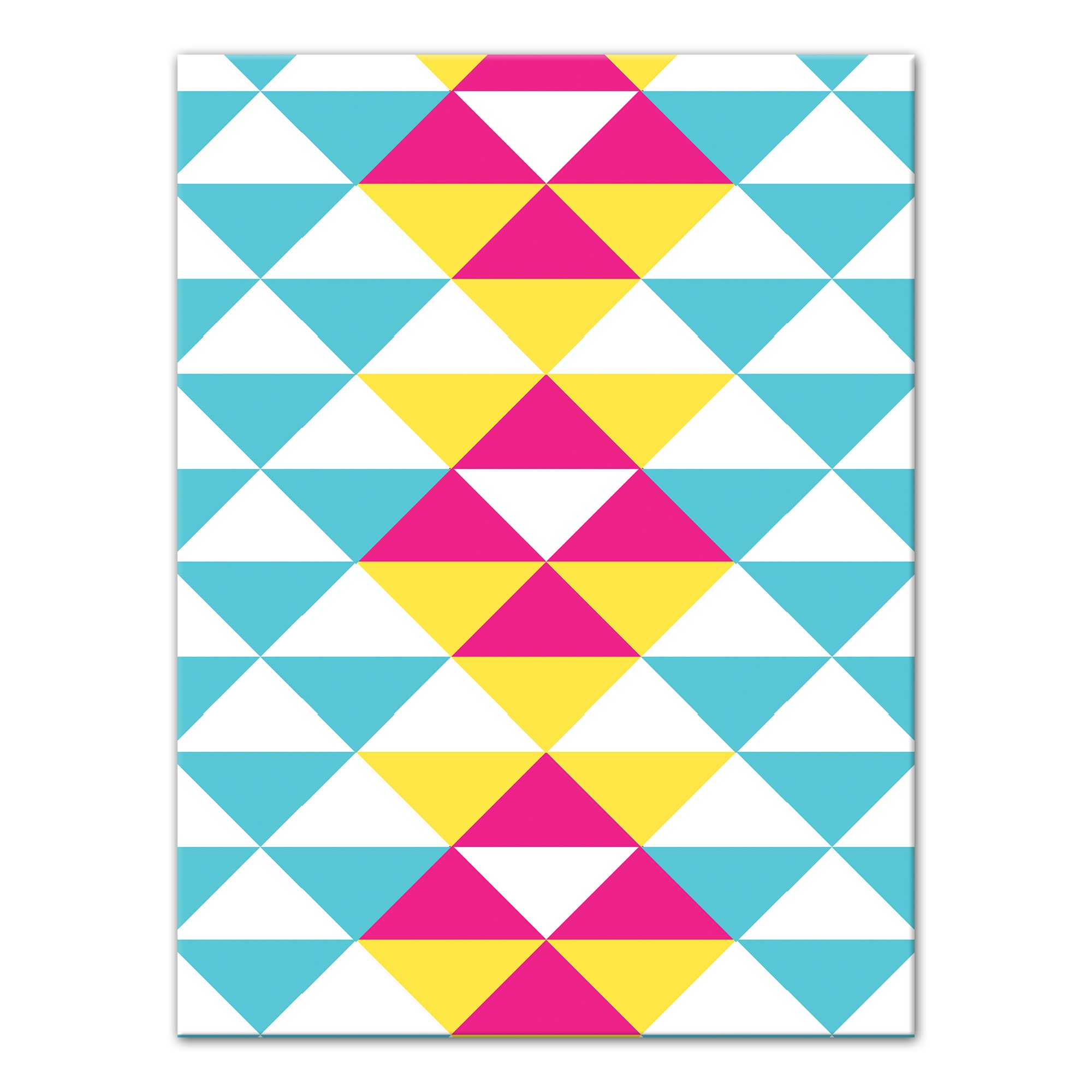 Geometric Summer  12x16 Canvas Wall Art