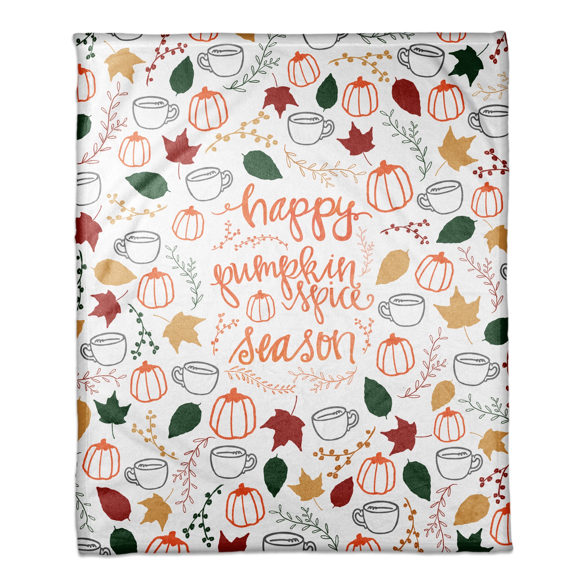 Pumpkin Spice Season 50x60 Coral Fleece Blanket